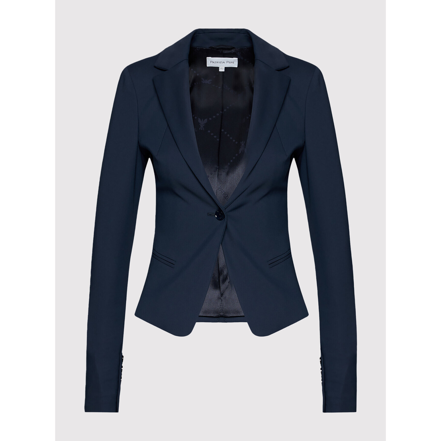 Patrizia Pepe Блейзър CSA501/AQ39-C789 Тъмносин Slim Fit - Pepit.bg