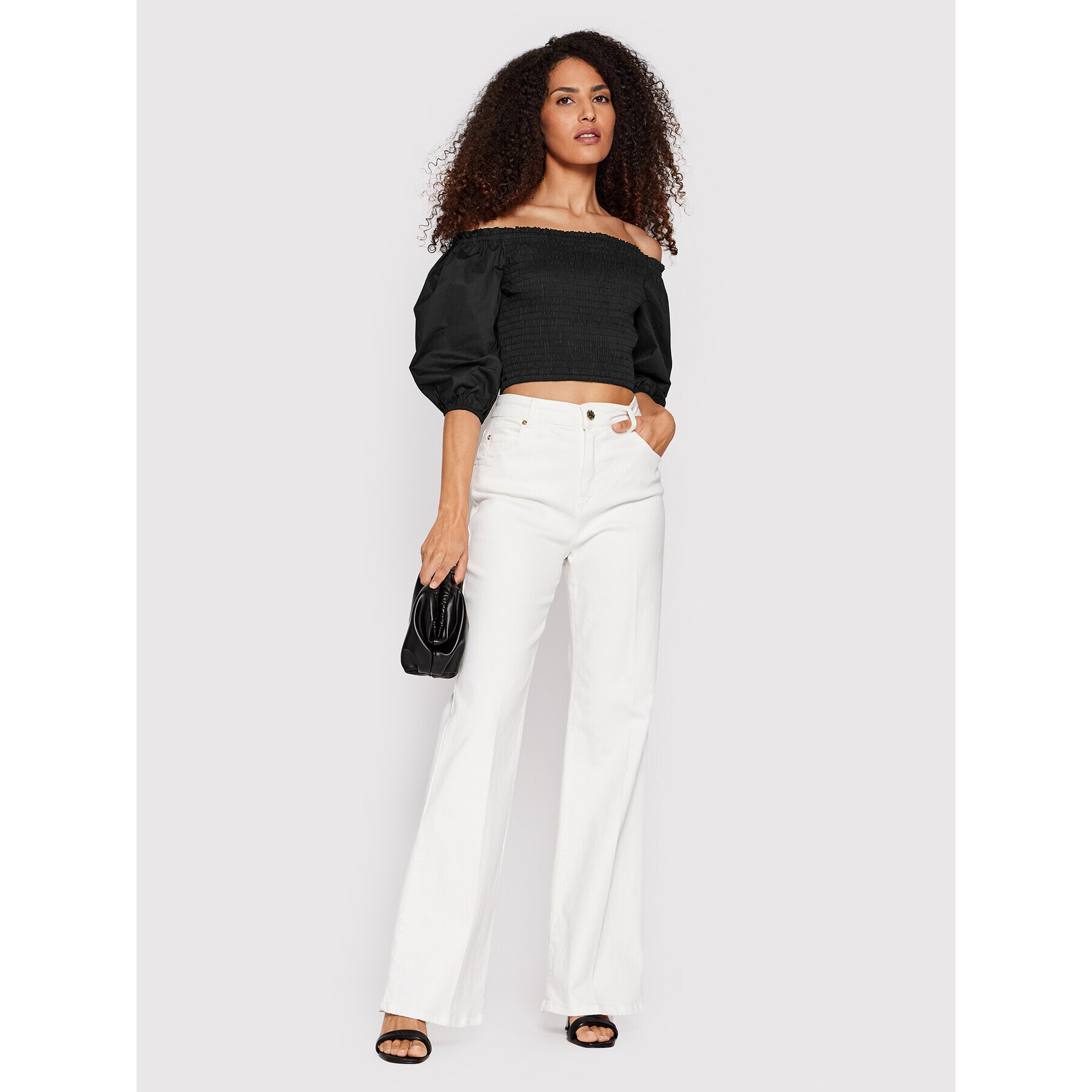 Patrizia Pepe Блуза 2C1395/A9B9-K103 Черен Slim Fit - Pepit.bg
