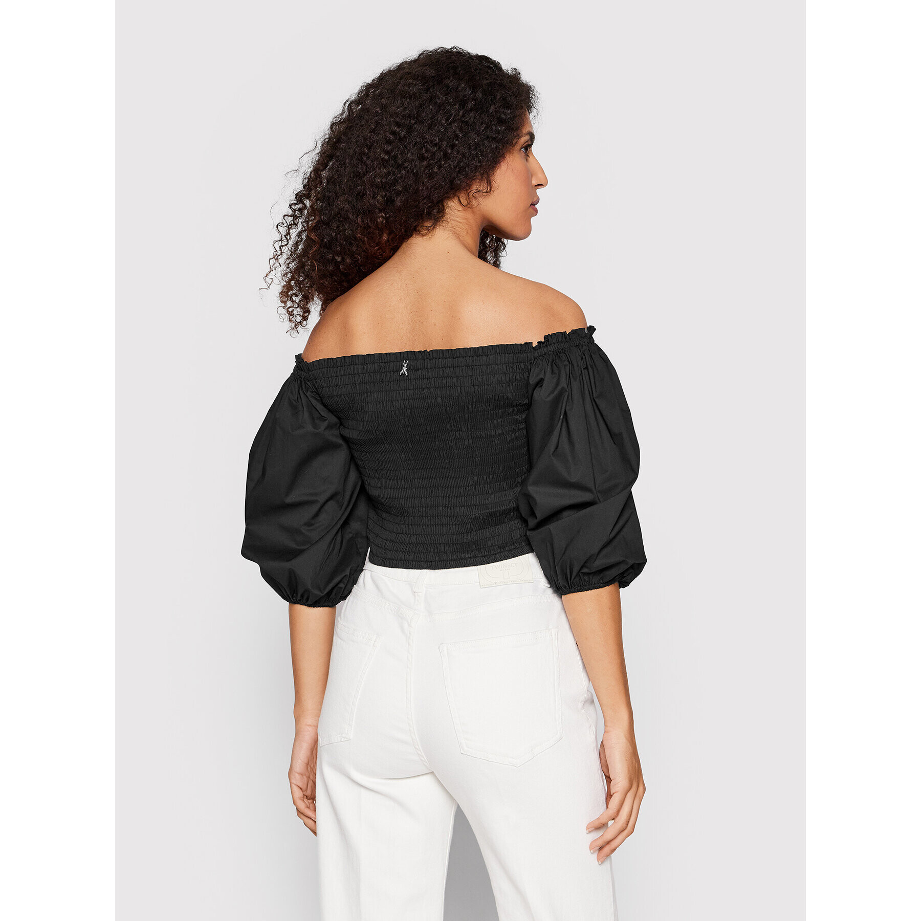 Patrizia Pepe Блуза 2C1395/A9B9-K103 Черен Slim Fit - Pepit.bg