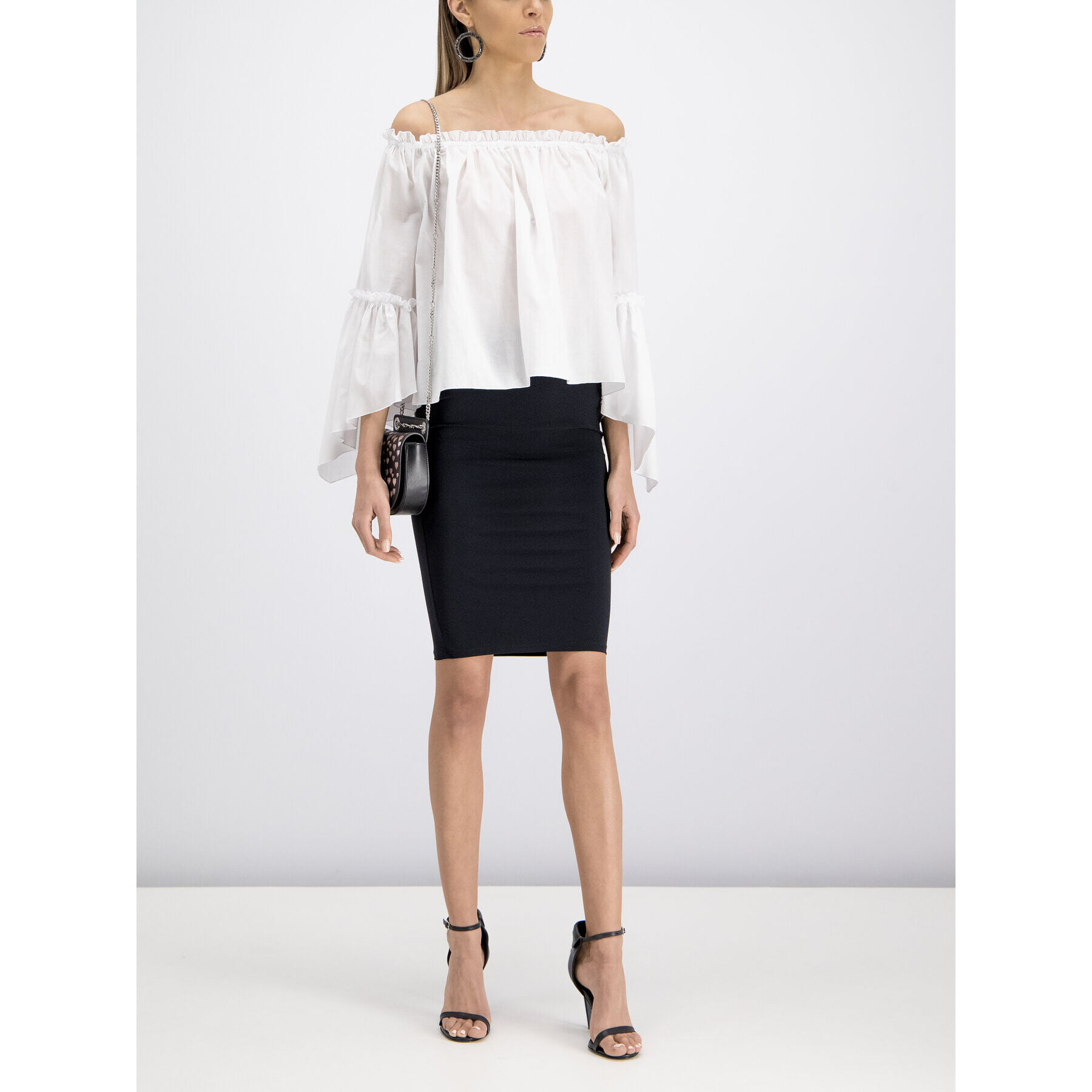 Patrizia Pepe Блуза 2J2231/A4Y9-W103 Бял Regular Fit - Pepit.bg