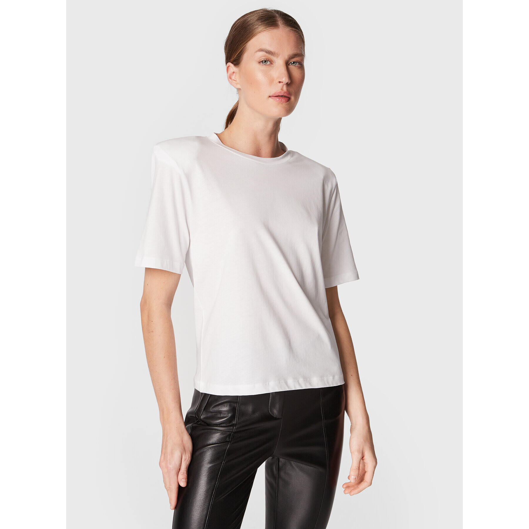 Patrizia Pepe Блуза 2M4240/J076-W103 Бял Regular Fit - Pepit.bg