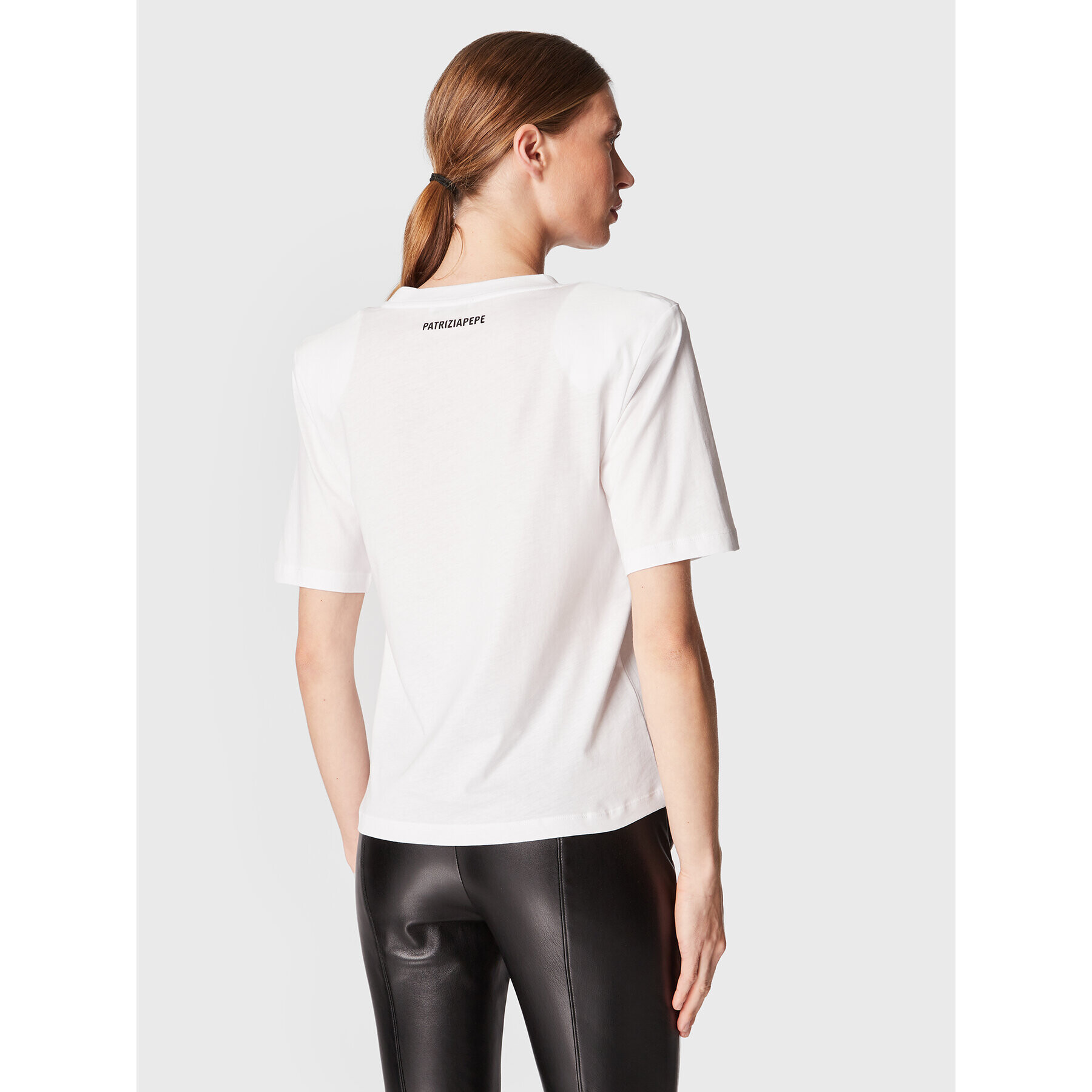 Patrizia Pepe Блуза 2M4240/J076-W103 Бял Regular Fit - Pepit.bg