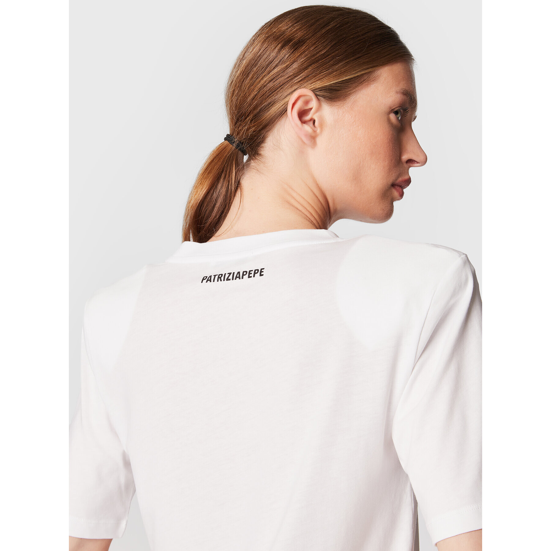 Patrizia Pepe Блуза 2M4240/J076-W103 Бял Regular Fit - Pepit.bg