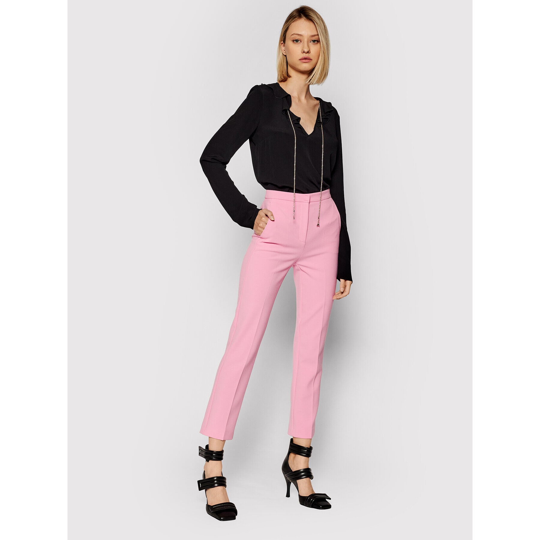 Patrizia Pepe Блуза 8C0488/A8I1-K103 Черен Regular Fit - Pepit.bg