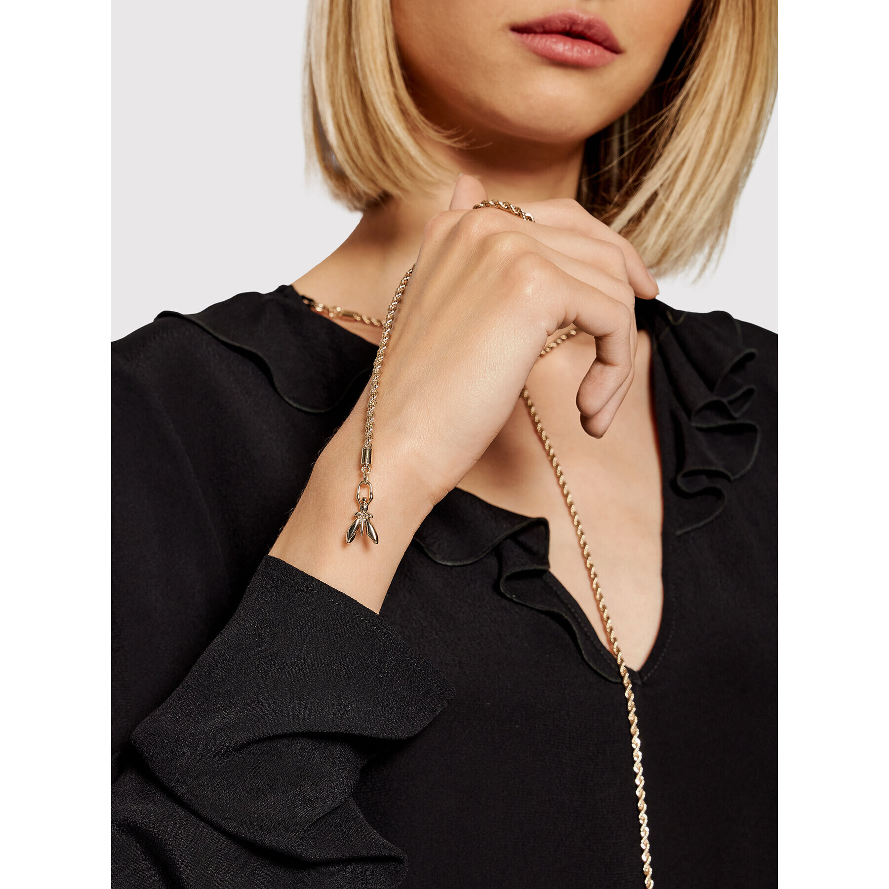 Patrizia Pepe Блуза 8C0488/A8I1-K103 Черен Regular Fit - Pepit.bg