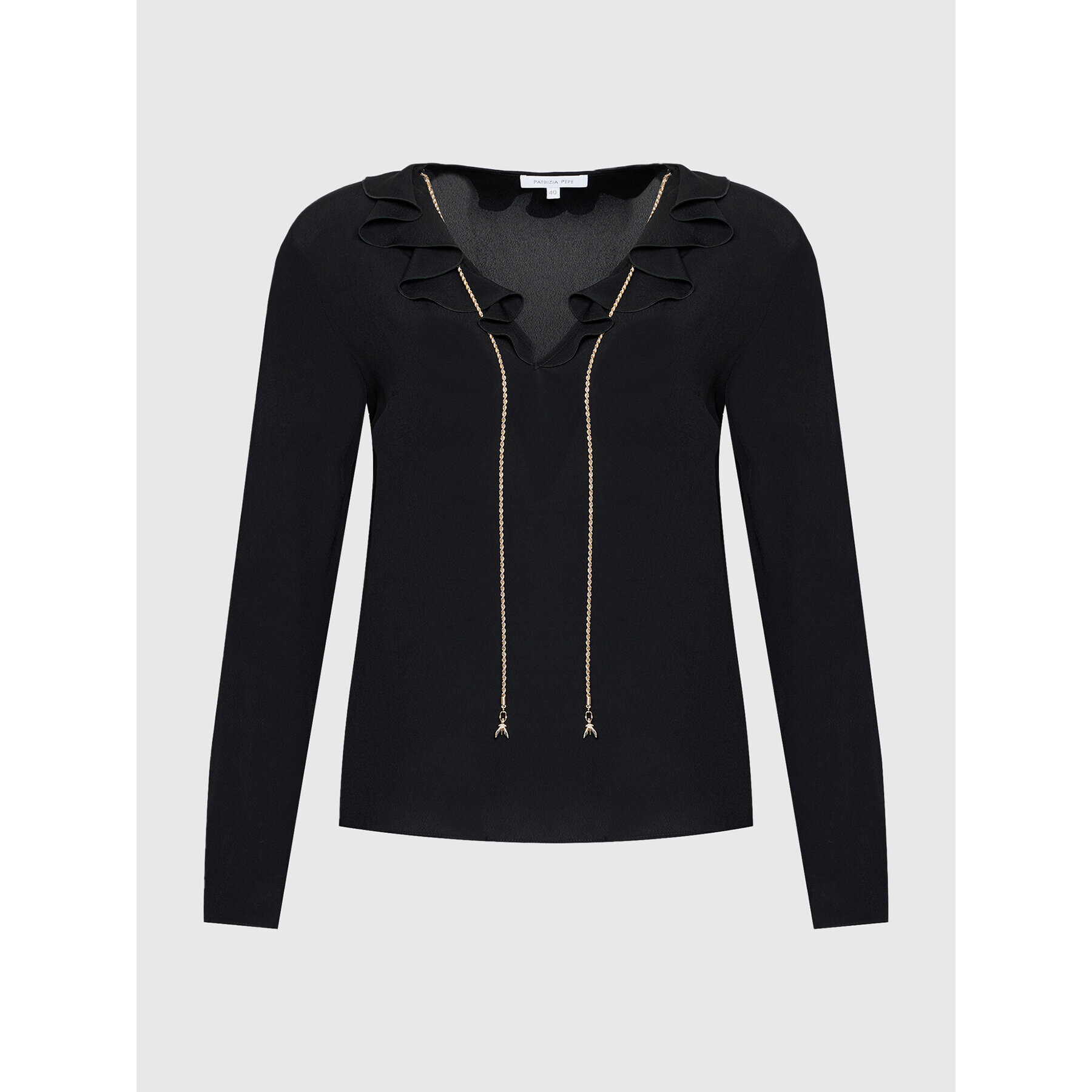 Patrizia Pepe Блуза 8C0488/A8I1-K103 Черен Regular Fit - Pepit.bg
