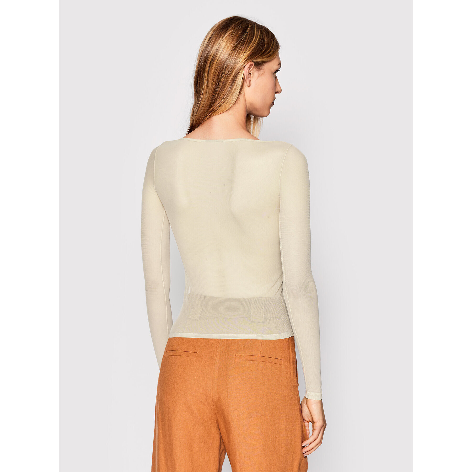Patrizia Pepe Блуза CM0764-J014/B633 Бежов Regular Fit - Pepit.bg