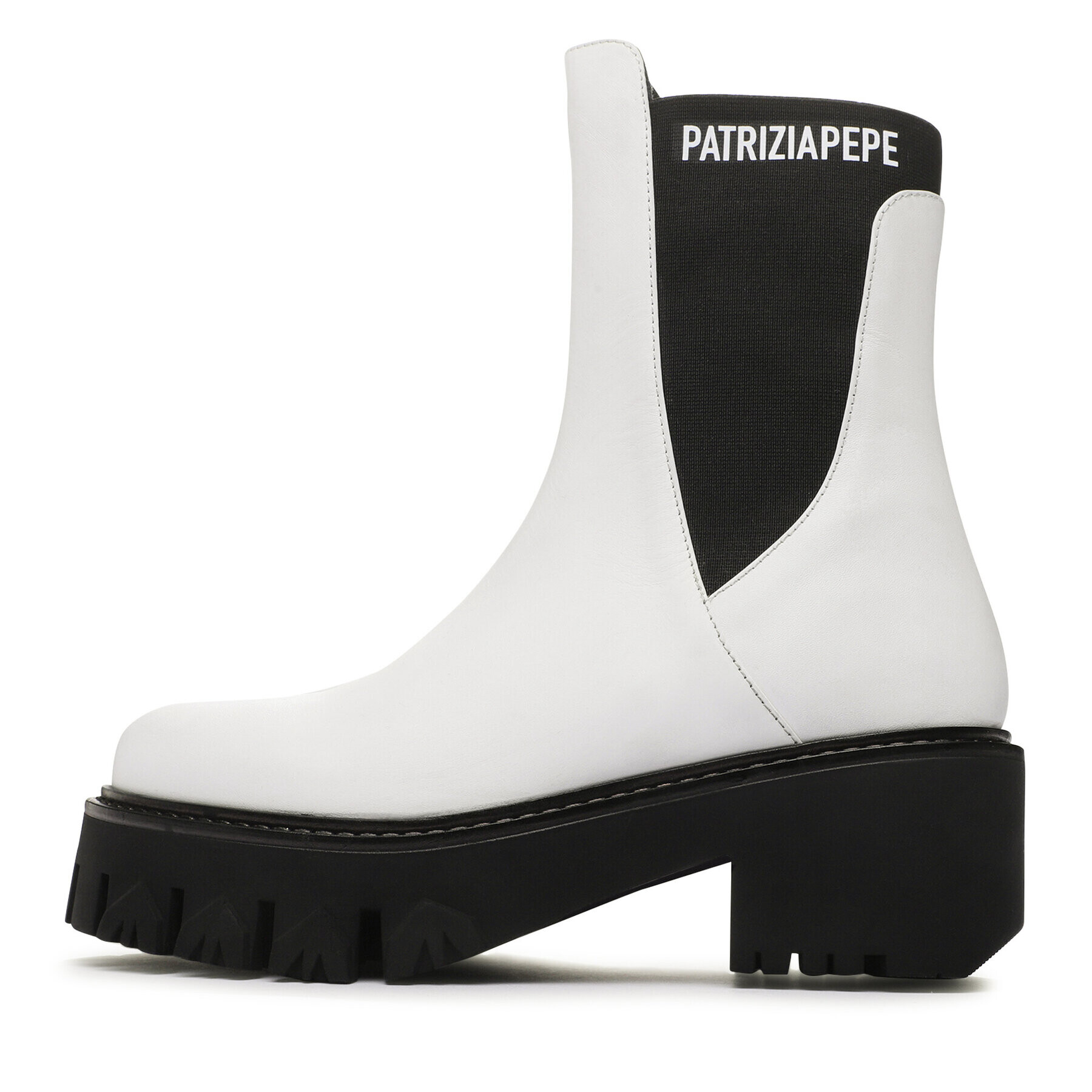 Patrizia Pepe Боти тип челси CY9814/L011-W146 Бял - Pepit.bg
