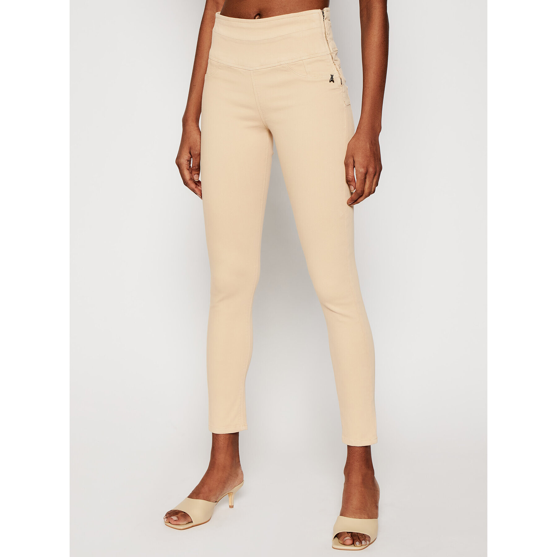 Patrizia Pepe Дънки CJ0367/AS04-B699 Бежов Slim Fit - Pepit.bg