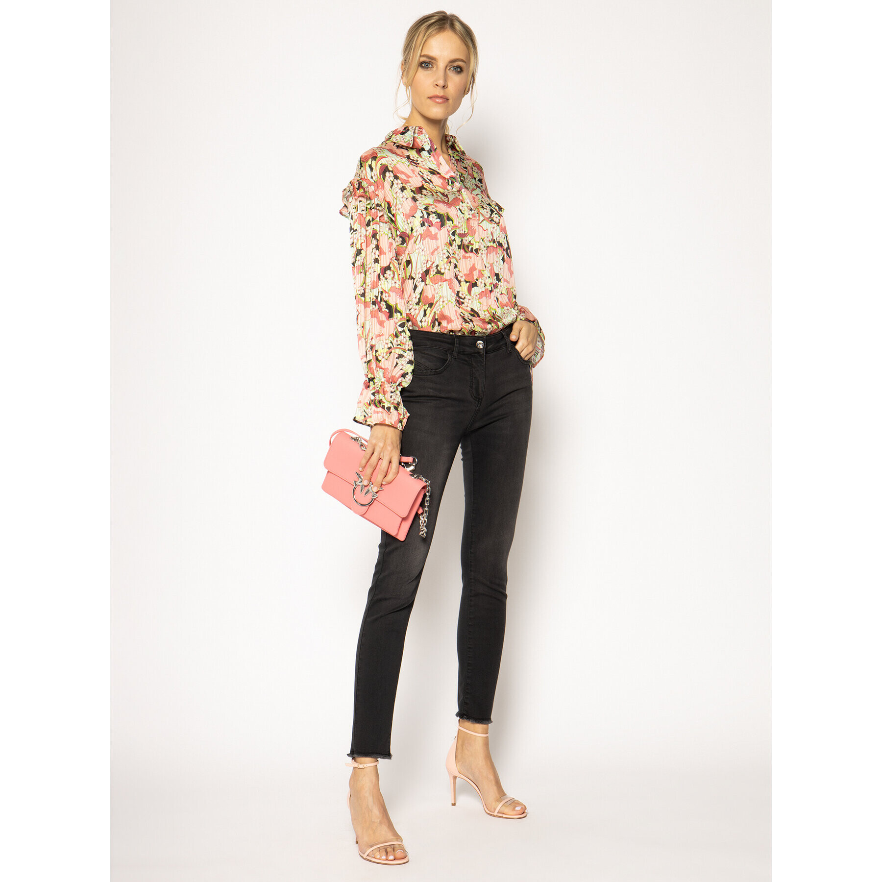 Patrizia Pepe Дънки CJ0509/A1HIN-K394 Черен Slim Fit - Pepit.bg