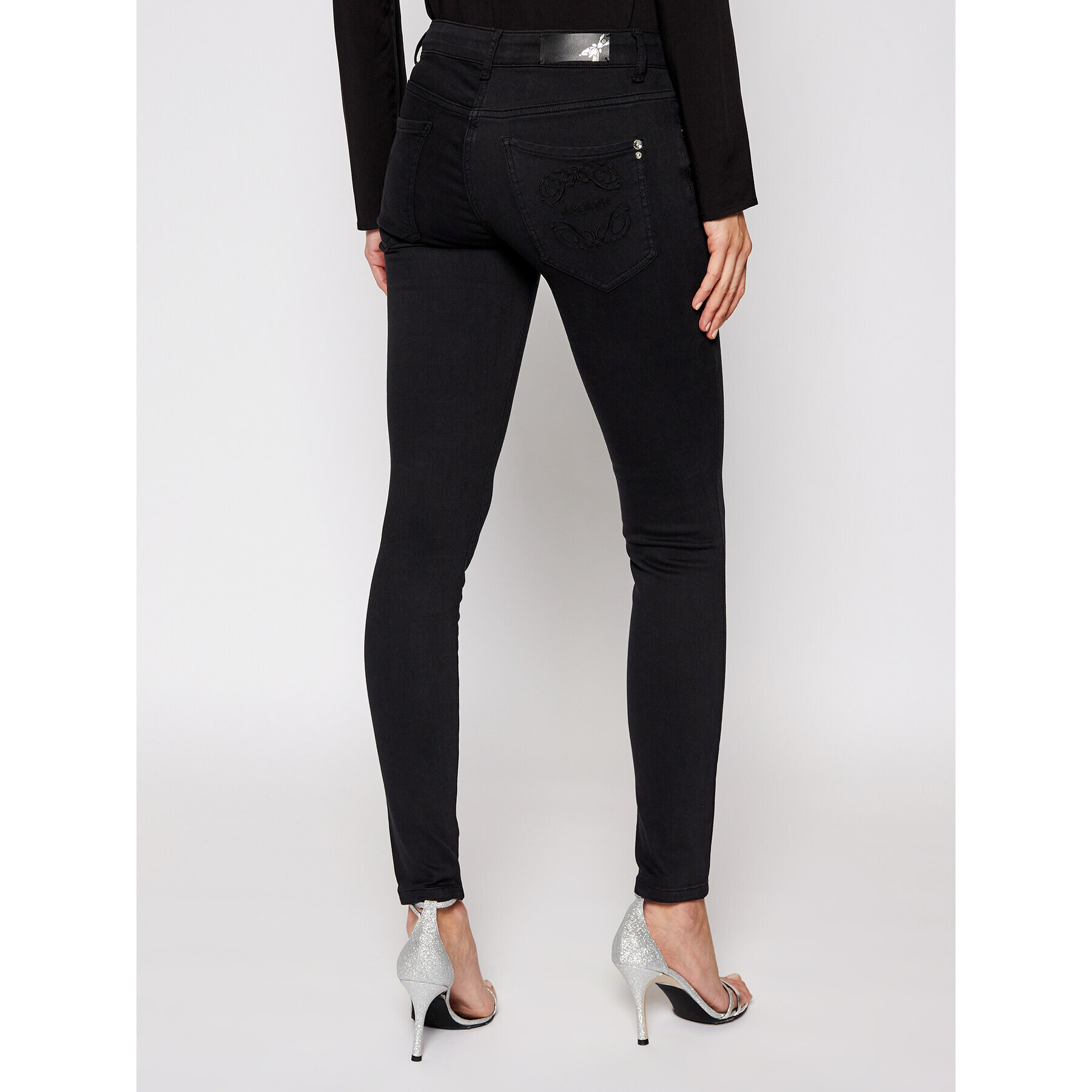 Patrizia Pepe Дънки джегингс CJ1186/AS04-K103 Черен Skinny Fit - Pepit.bg