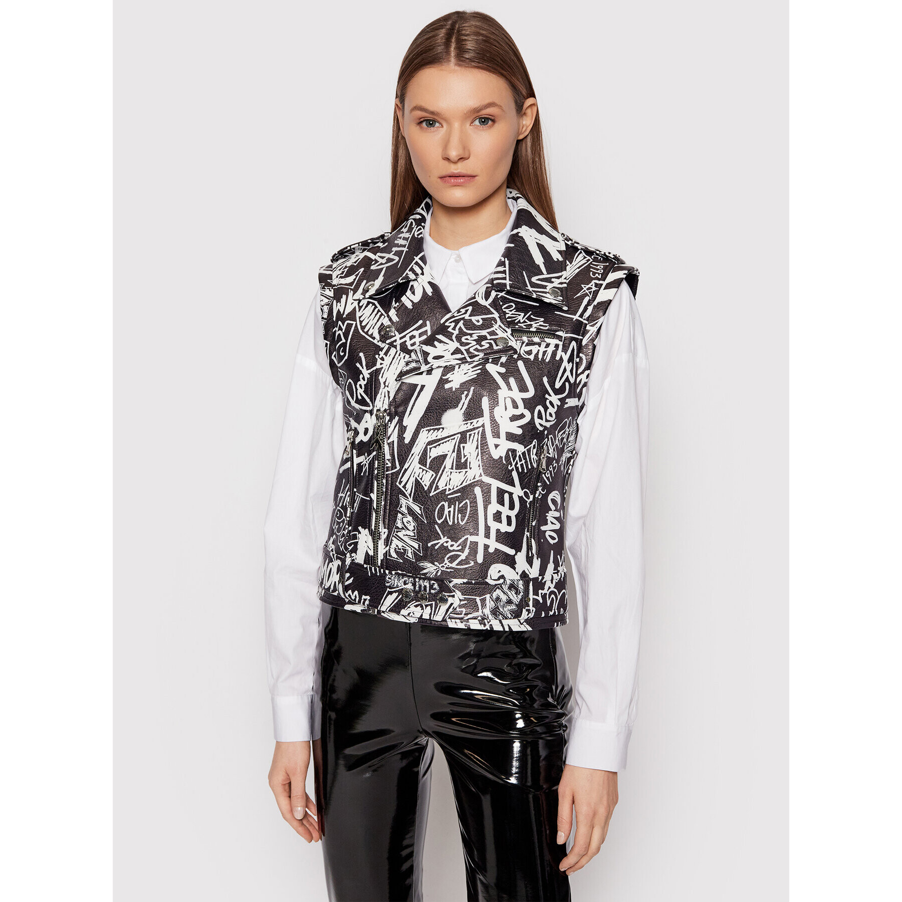 Patrizia Pepe Елек 8O0007/E003-J2T7 Черен Regular Fit - Pepit.bg