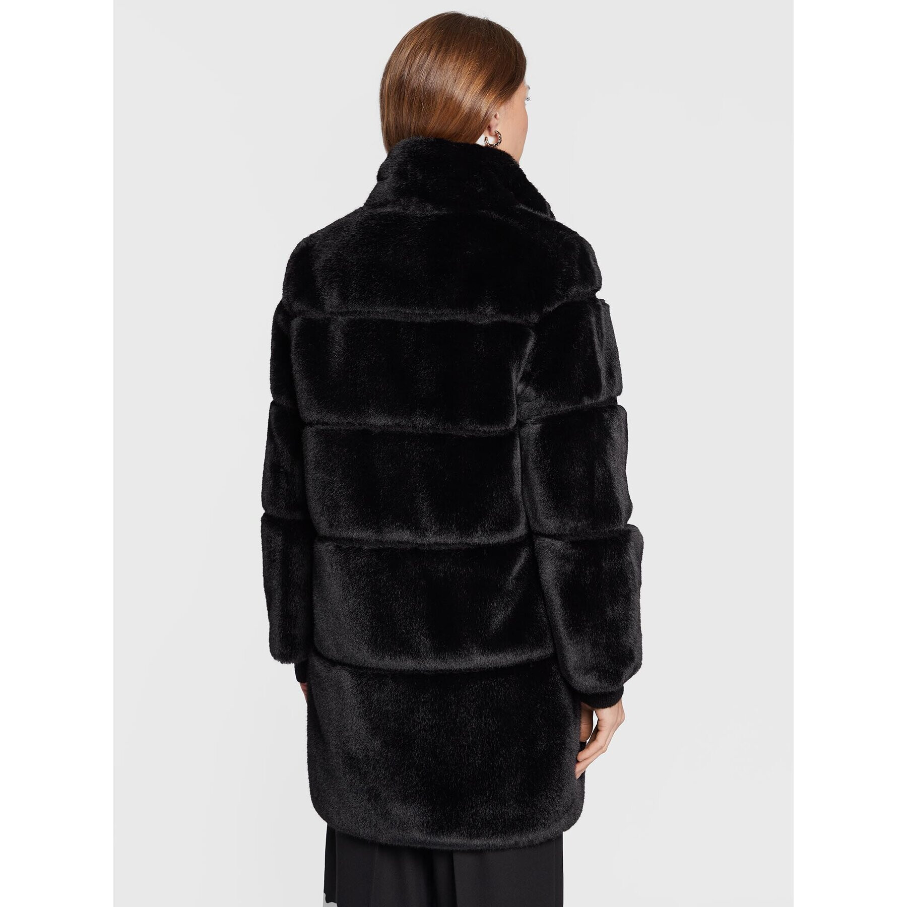 Patrizia Pepe Кожено палто 2O0041/E5T7-K103 Черен Regular Fit - Pepit.bg