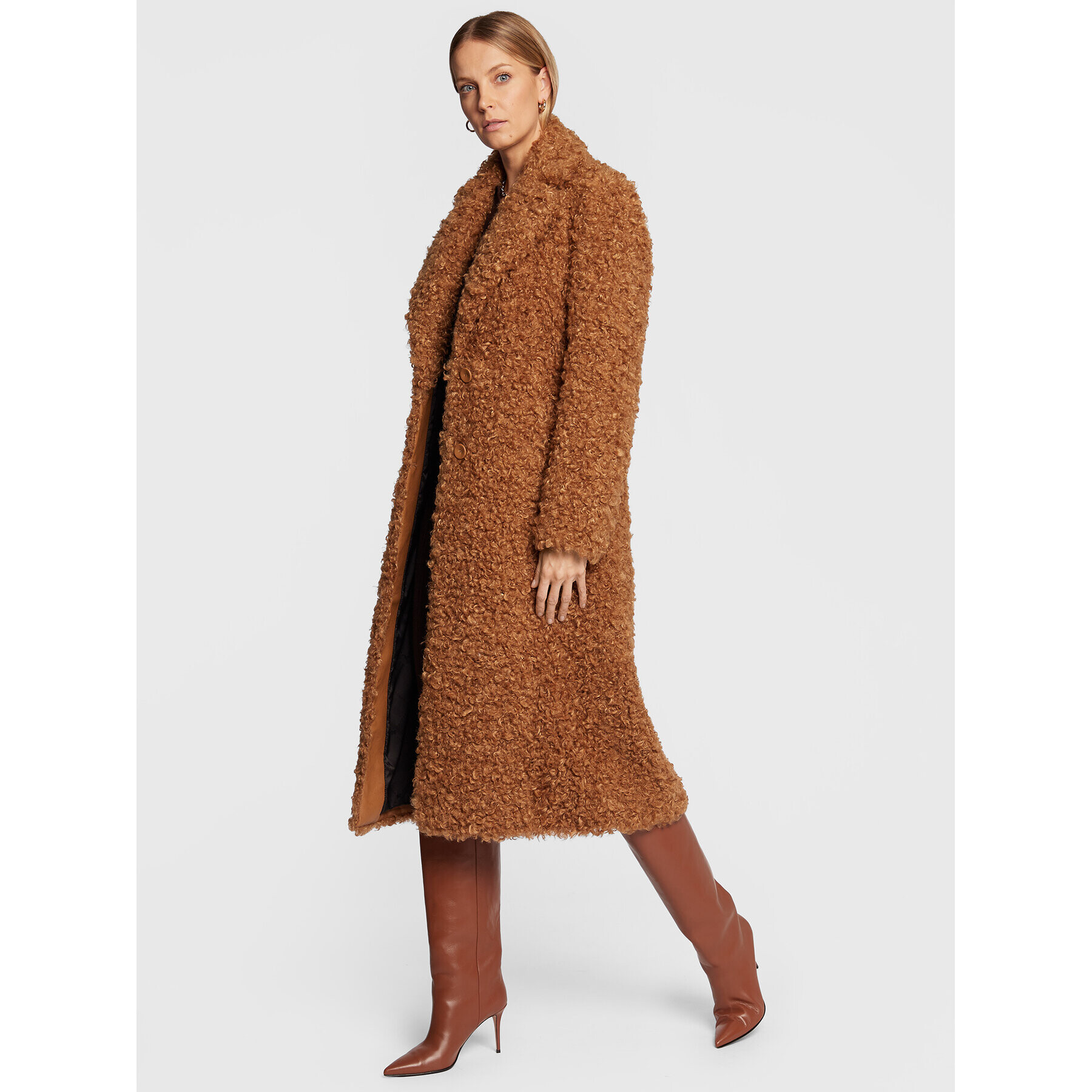Patrizia Pepe Кожух 2O0021-E009/B746 Кафяв Regular Fit - Pepit.bg