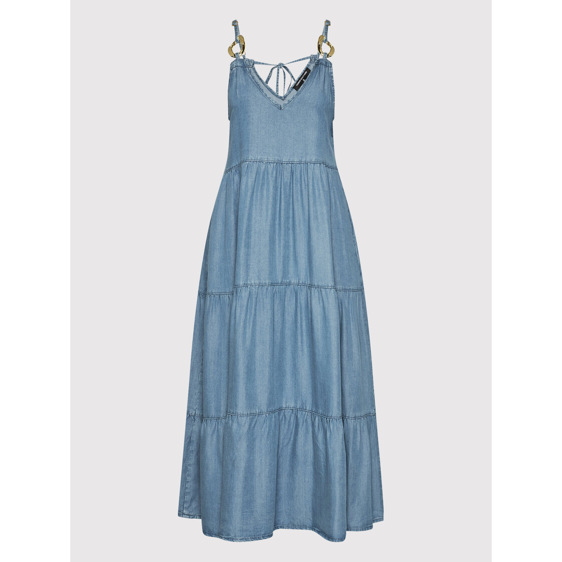 Patrizia Pepe Лятна рокля 2A2426/D9A0-C910 Син Relaxed Fit - Pepit.bg