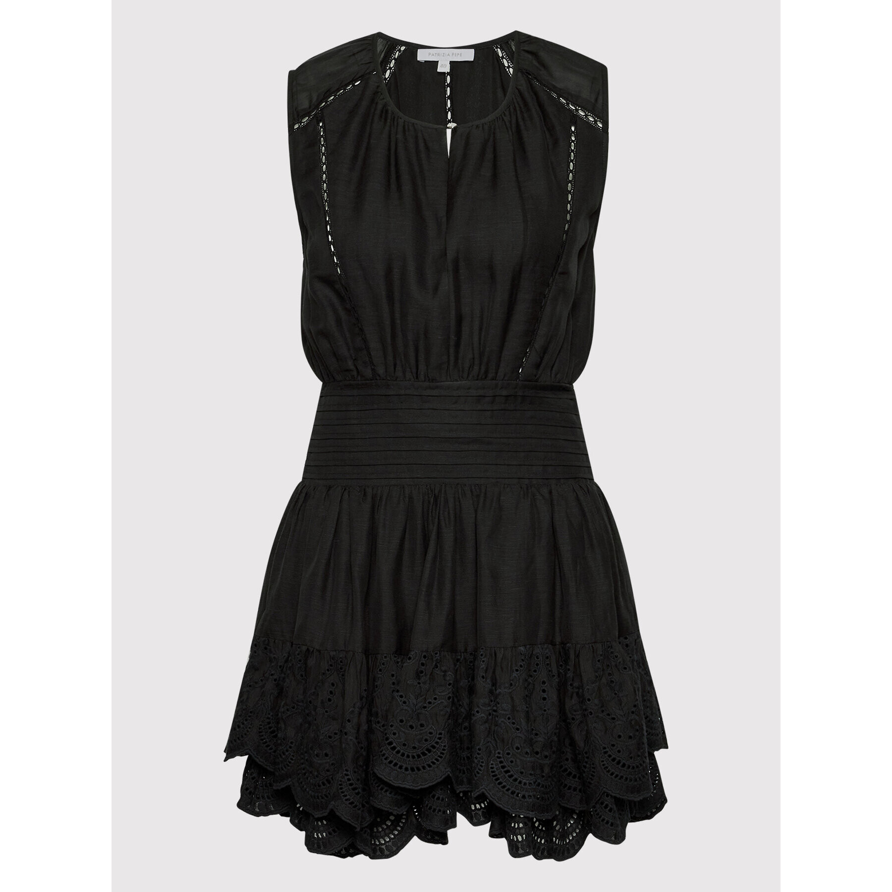 Patrizia Pepe Лятна рокля 2A2398/A062-K103 Черен Regular Fit - Pepit.bg