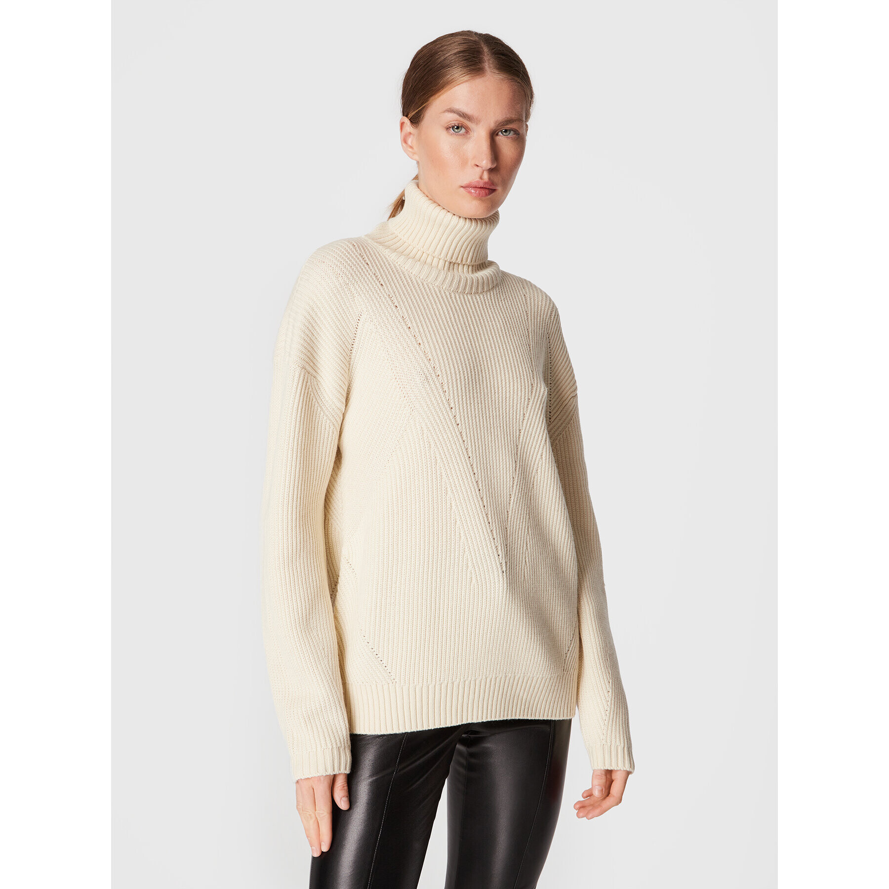 Patrizia Pepe Поло 2K0159/K9O3-W337 Бежов Regular Fit - Pepit.bg