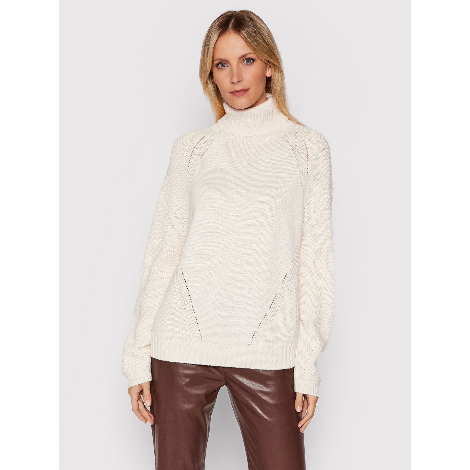 Patrizia Pepe Поло 2M4112/A9O3-W329 Бежов Regular Fit - Pepit.bg