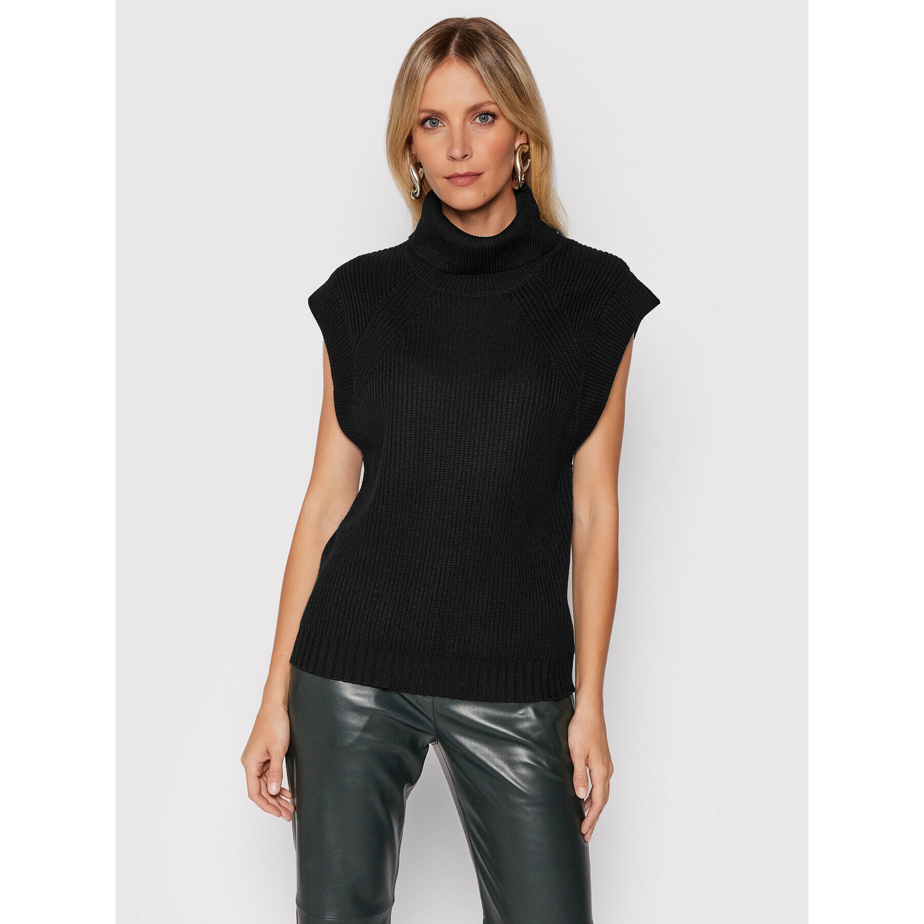 Patrizia Pepe Поло 2M4119/A9O3-K103 Черен Regular Fit - Pepit.bg
