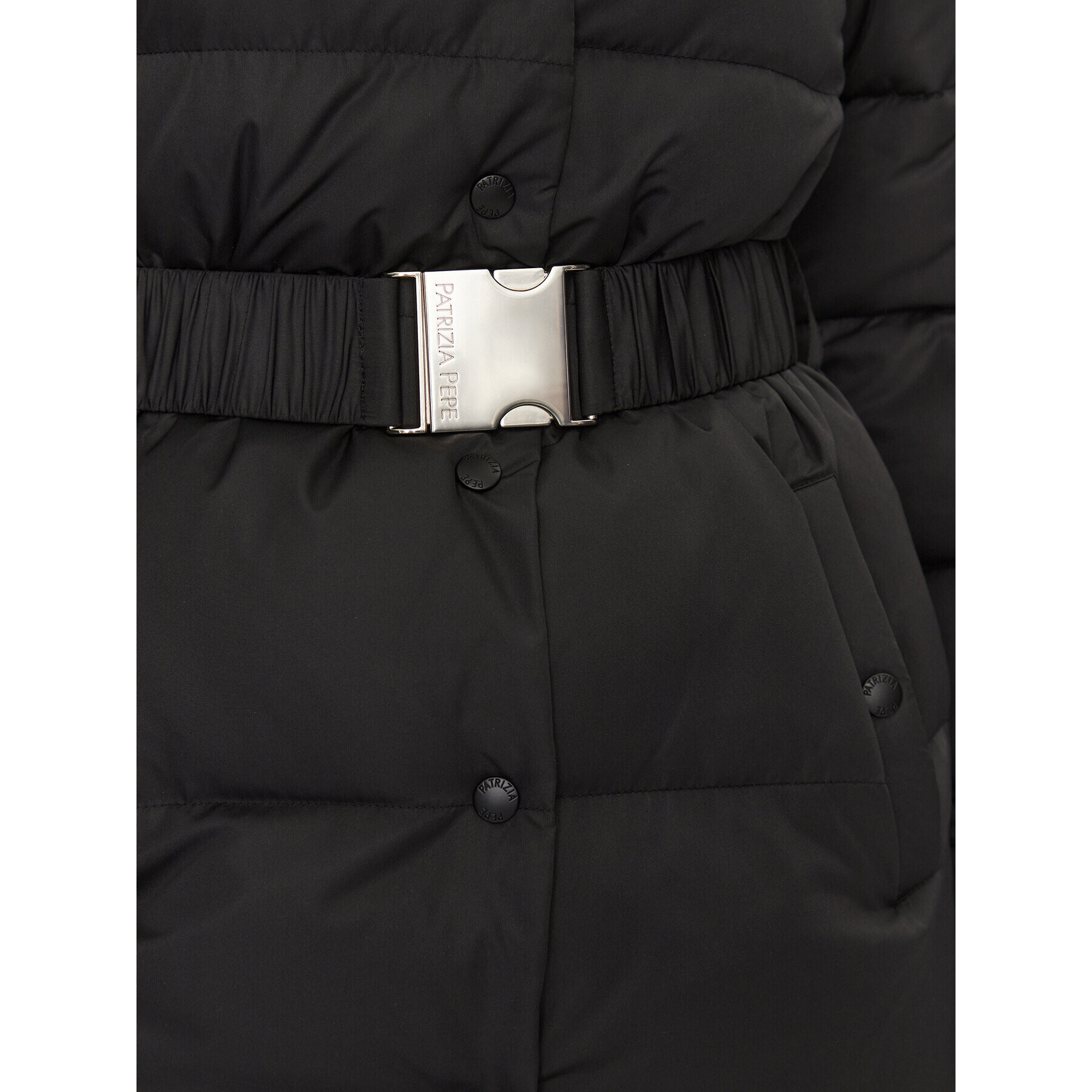 Patrizia Pepe Пухено яке 2O0074/A332-K103 Черен Regular Fit - Pepit.bg