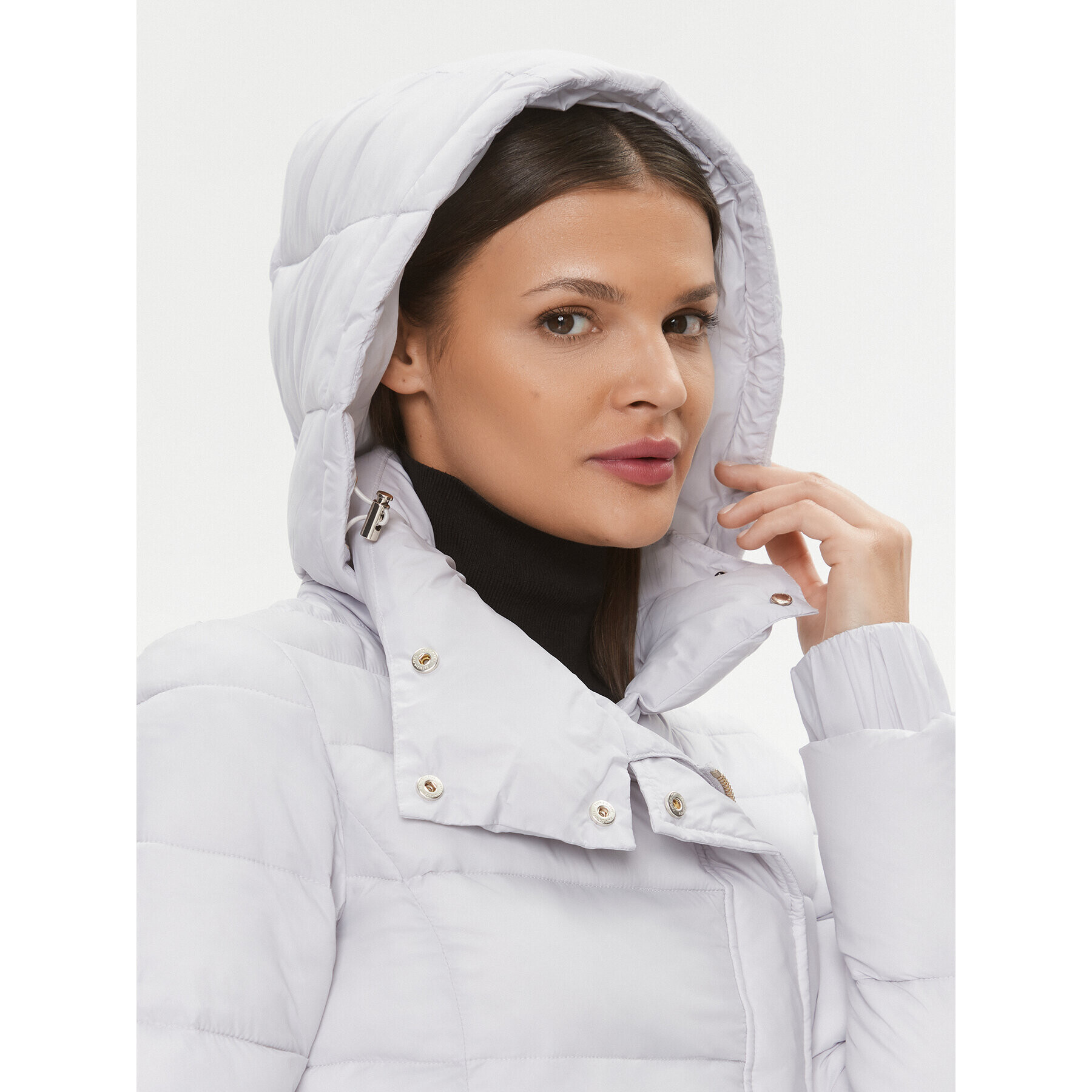 Patrizia Pepe Пухено яке 2O0122/A9M1-W356 Сив Regular Fit - Pepit.bg