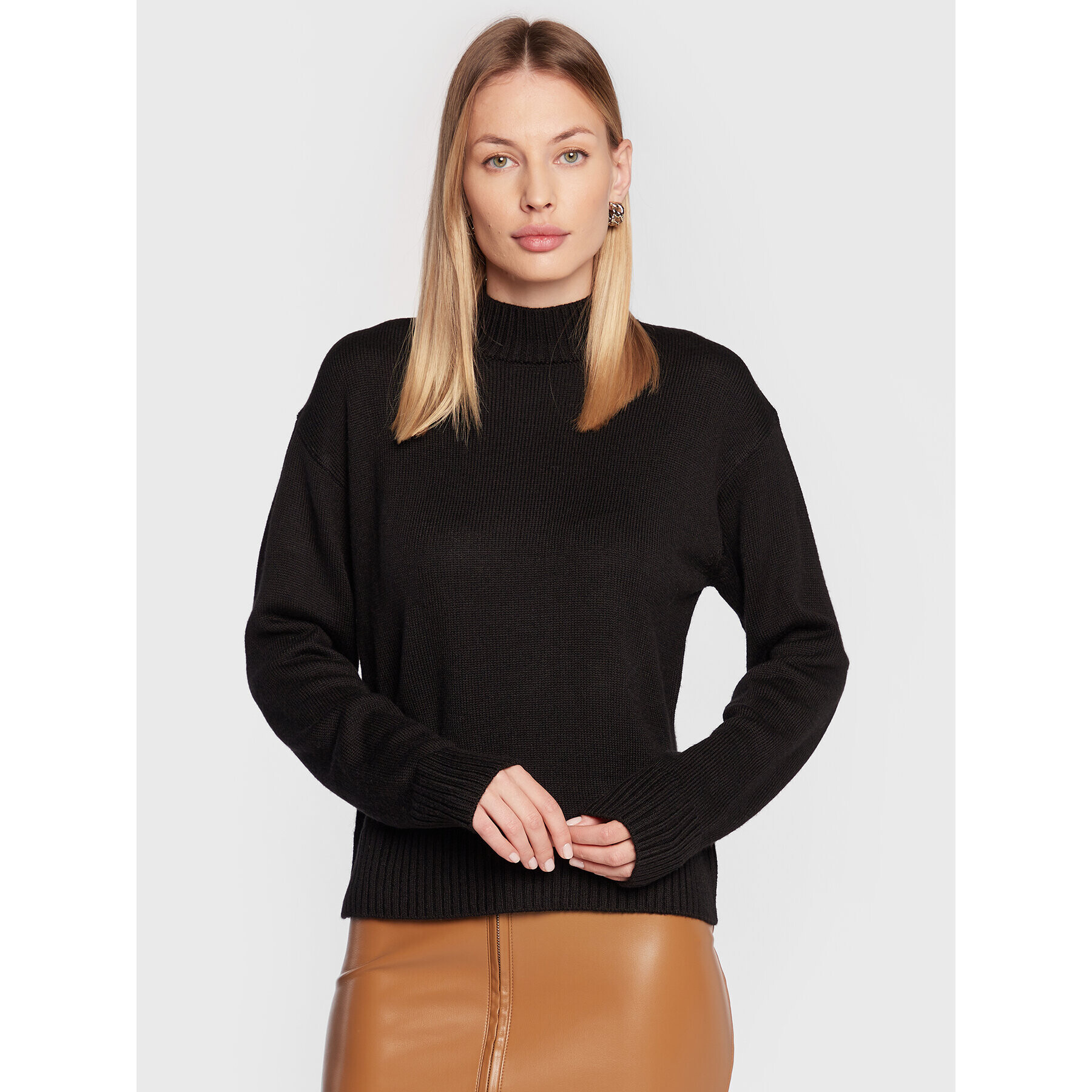 Patrizia Pepe Пуловер 2K0165/K053-F286 Черен Regular Fit - Pepit.bg