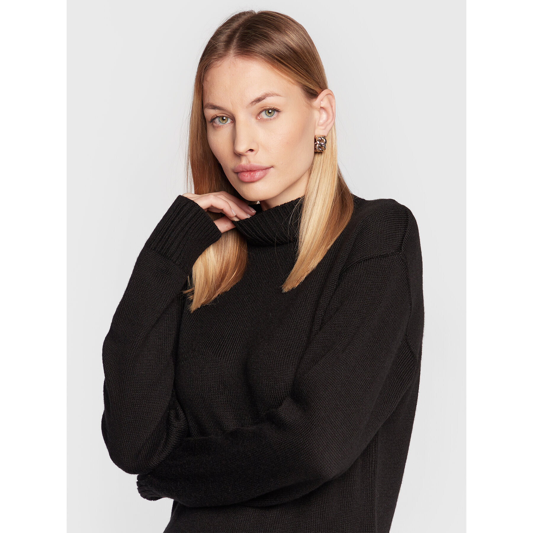 Patrizia Pepe Пуловер 2K0165/K053-F286 Черен Regular Fit - Pepit.bg