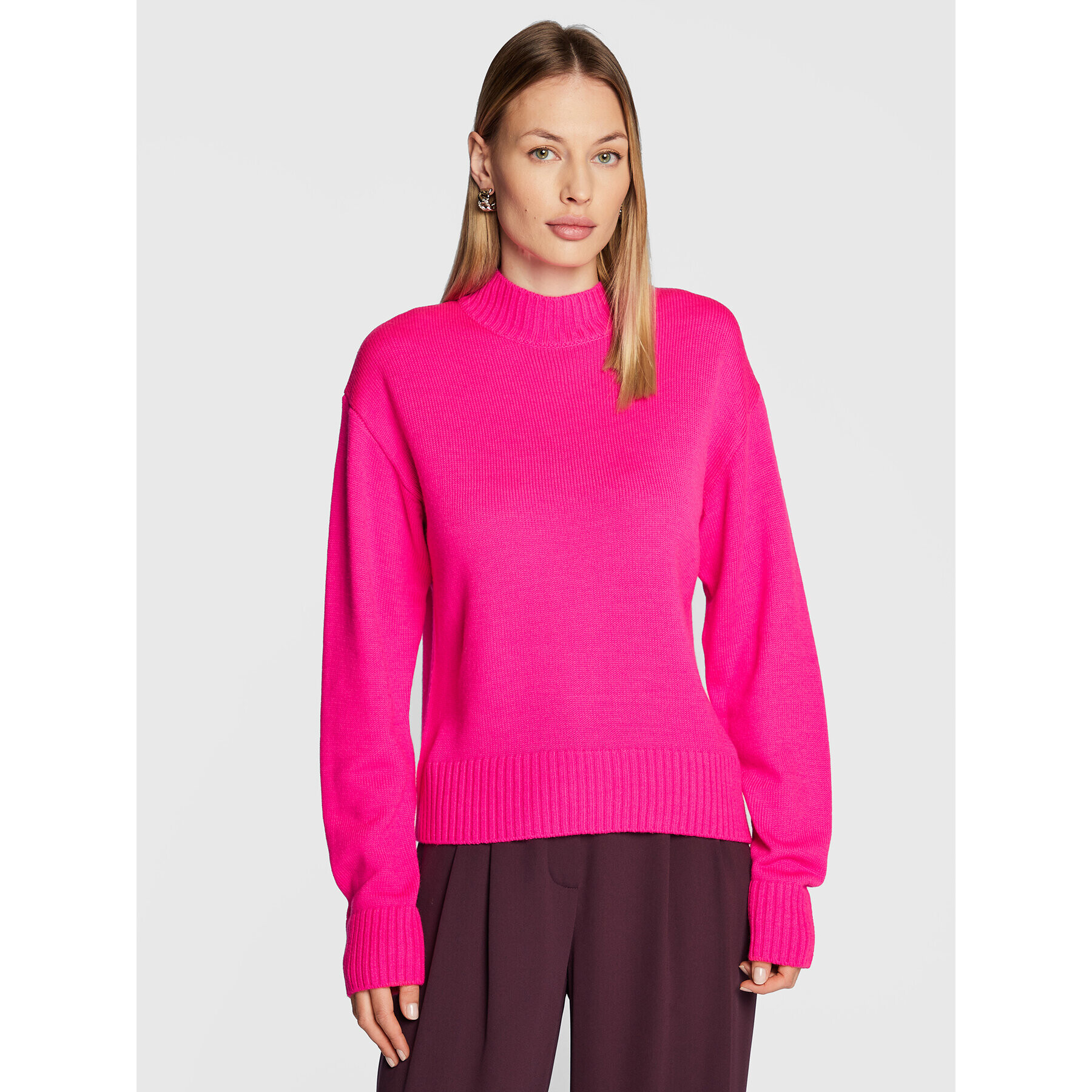 Patrizia Pepe Пуловер 2K0165/K053-J3B6 Розов Regular Fit - Pepit.bg