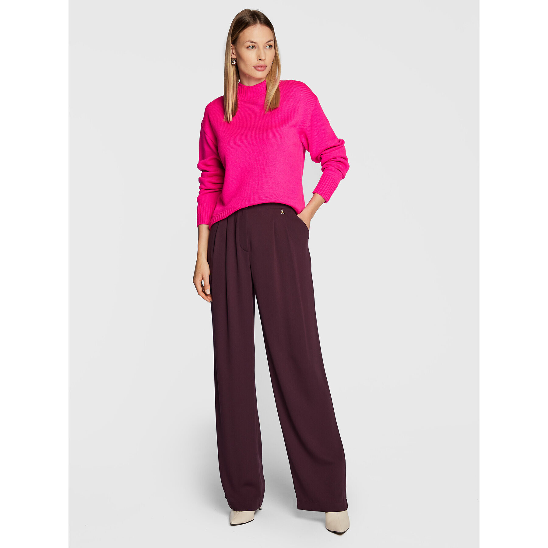 Patrizia Pepe Пуловер 2K0165/K053-J3B6 Розов Regular Fit - Pepit.bg