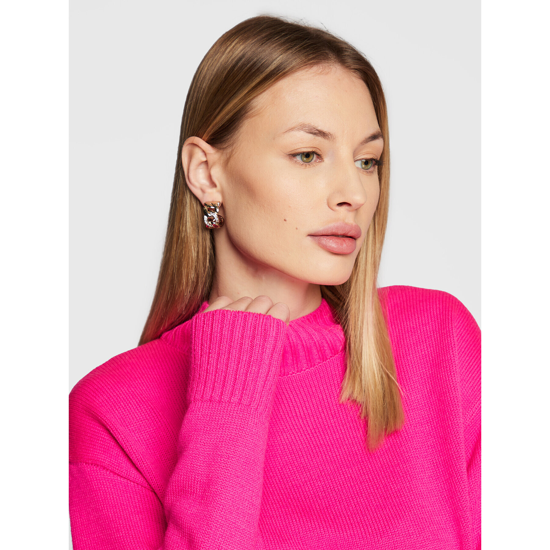 Patrizia Pepe Пуловер 2K0165/K053-J3B6 Розов Regular Fit - Pepit.bg