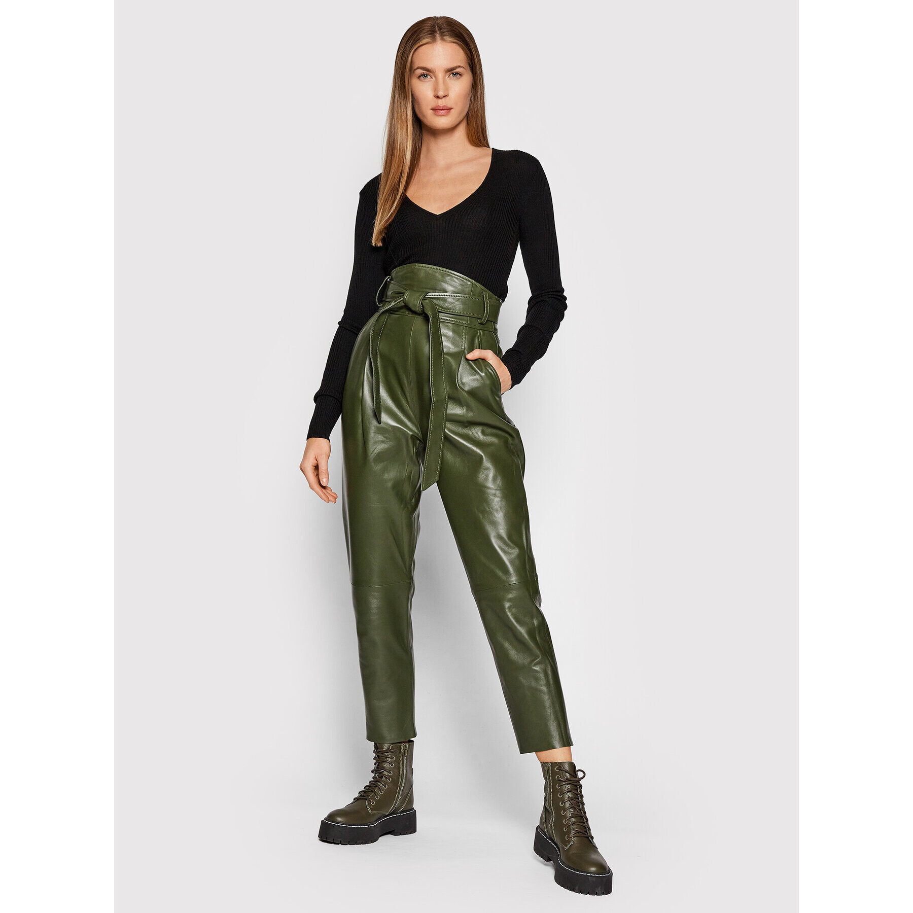 Patrizia Pepe Пуловер 2M4104/A9N0-K103 Черен Slim Fit - Pepit.bg