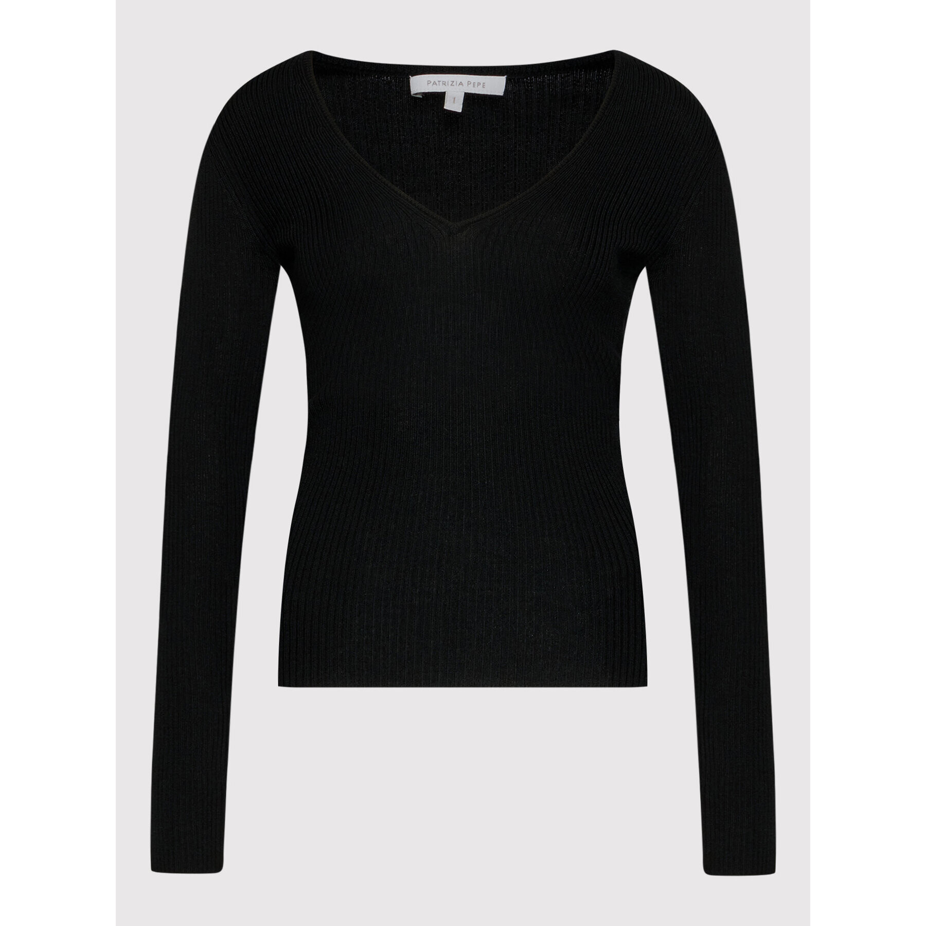 Patrizia Pepe Пуловер 2M4104/A9N0-K103 Черен Slim Fit - Pepit.bg
