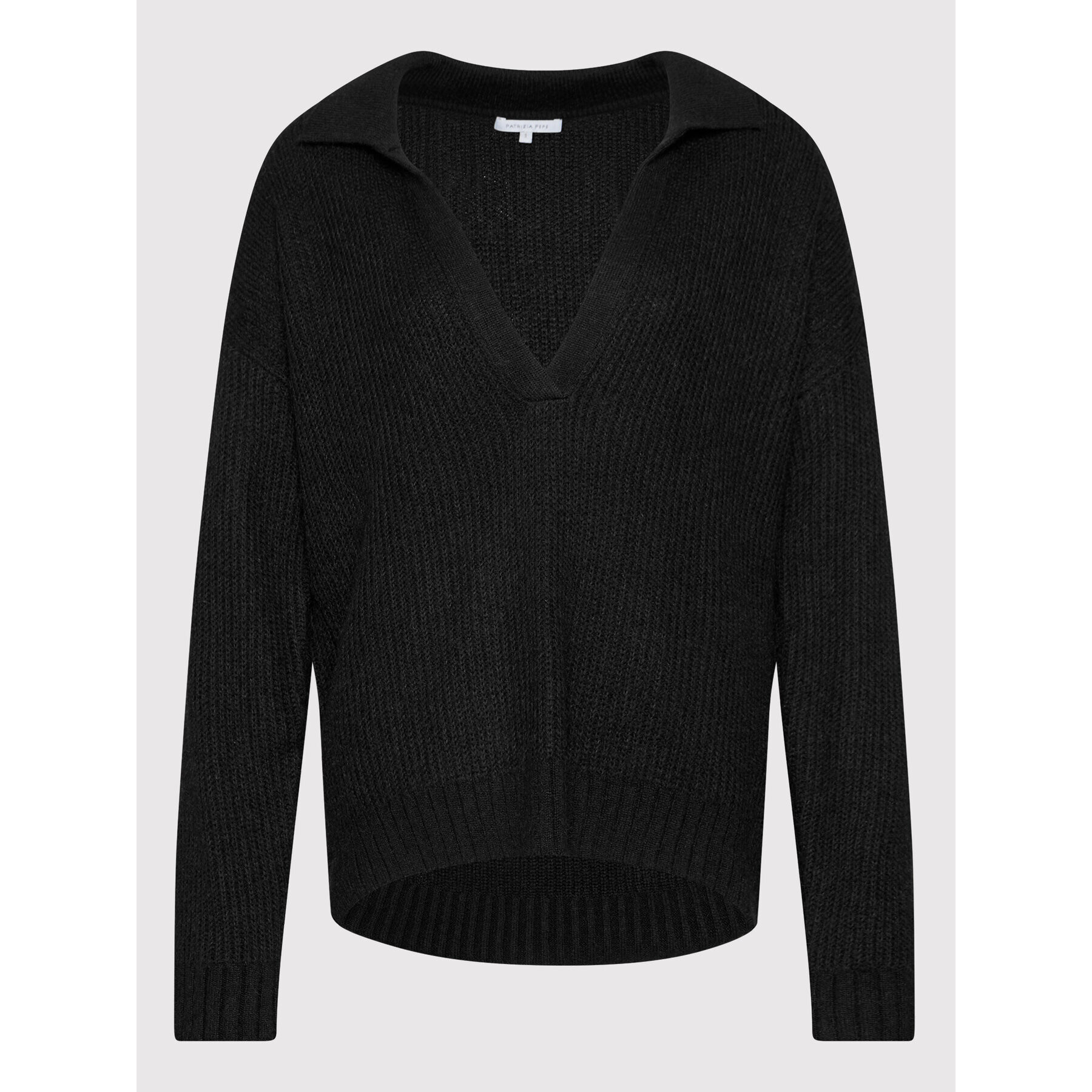 Patrizia Pepe Пуловер 2M4109/A9M7-K103 Черен Relaxed Fit - Pepit.bg