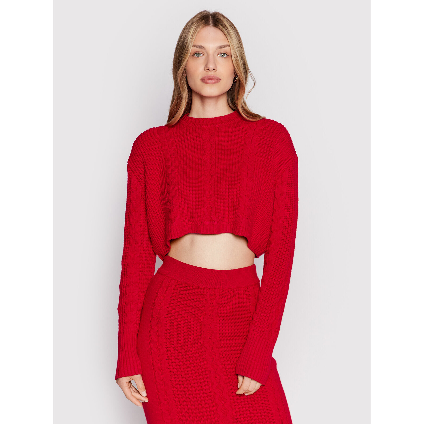 Patrizia Pepe Пуловер 8K0064/K037-R754 Червен Regular Fit - Pepit.bg