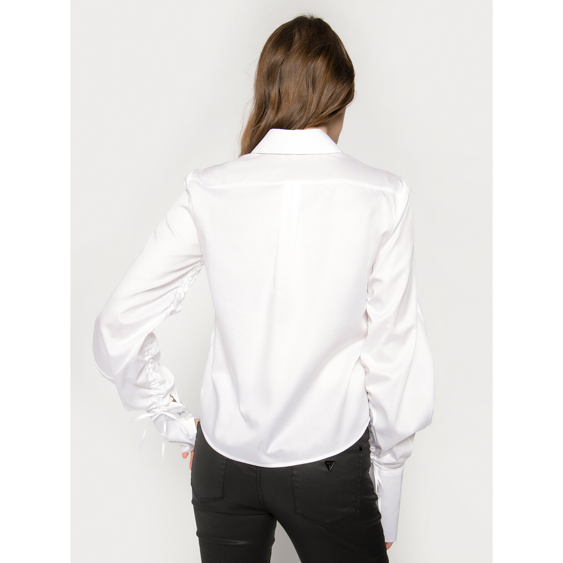 Patrizia Pepe Риза 8C0330/A6F2-W103 Бял Regular Fit - Pepit.bg