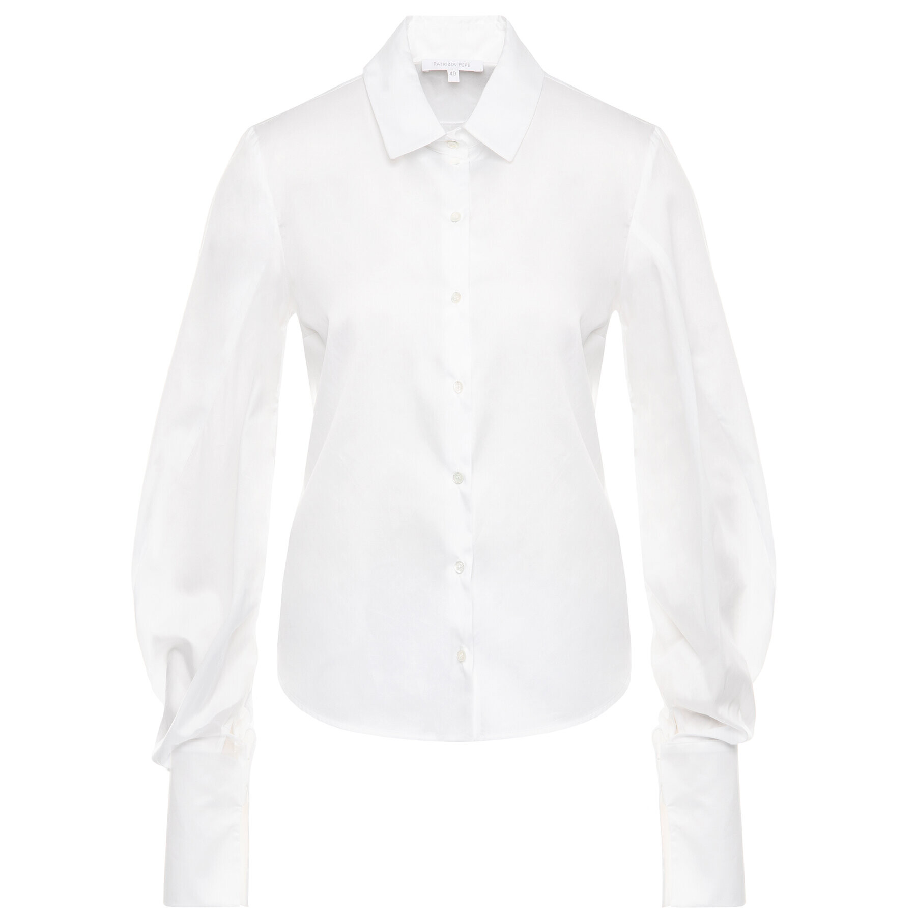 Patrizia Pepe Риза 8C0330/A6F2-W103 Бял Regular Fit - Pepit.bg