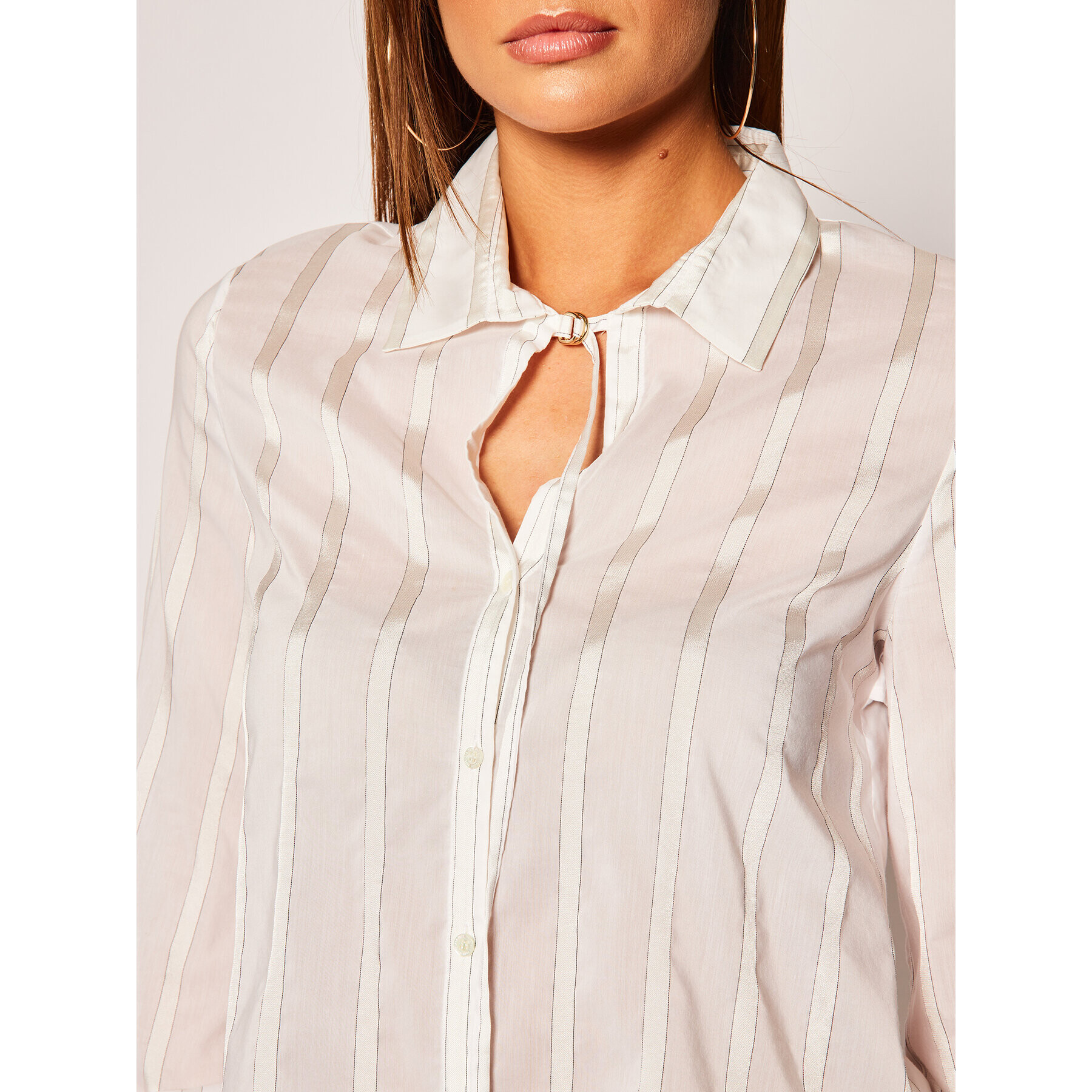 Patrizia Pepe Риза Camicia/Shirt 2C1127/A3ZC-X2IN Бял Regular Fit - Pepit.bg