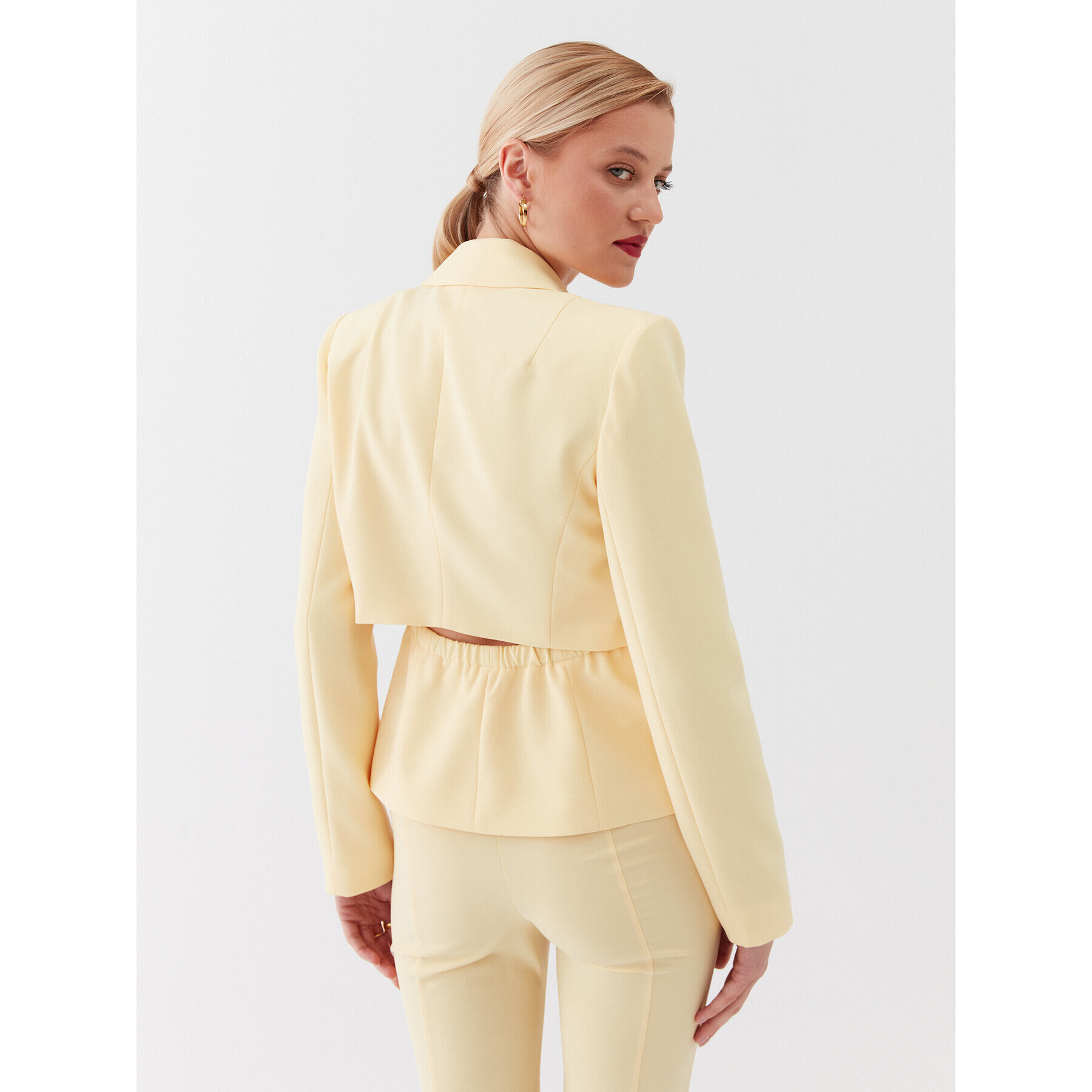 Patrizia Pepe Сако 2S1458/A049-Y433 Жълт Regular Fit - Pepit.bg