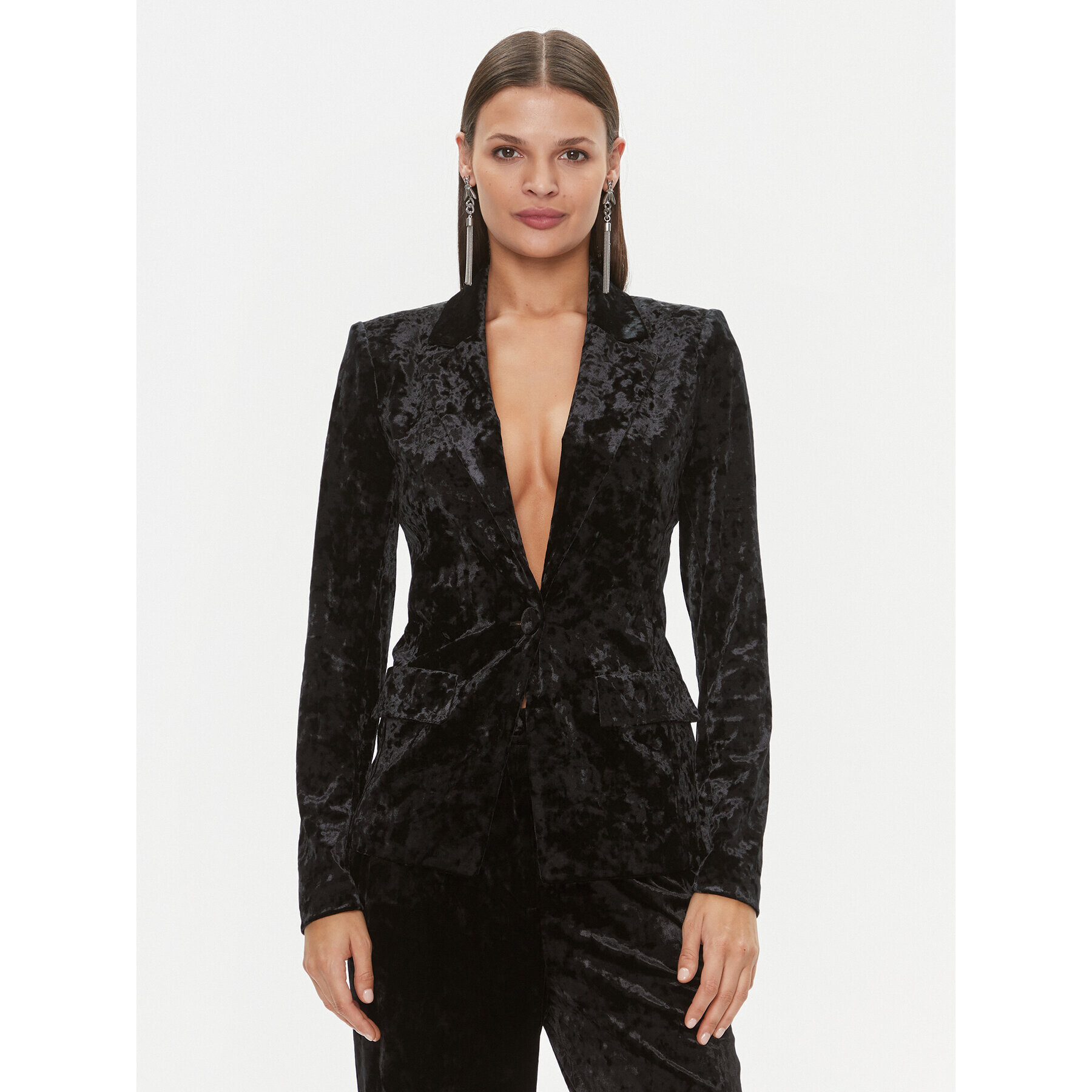 Patrizia Pepe Сако 2S1479/J050-K103 Черен Regular Fit - Pepit.bg