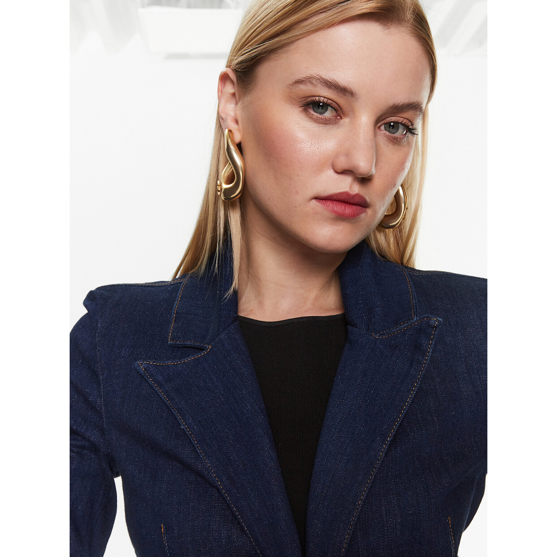 Patrizia Pepe Сако 8S0457/D034-C170 Син Regular Fit - Pepit.bg
