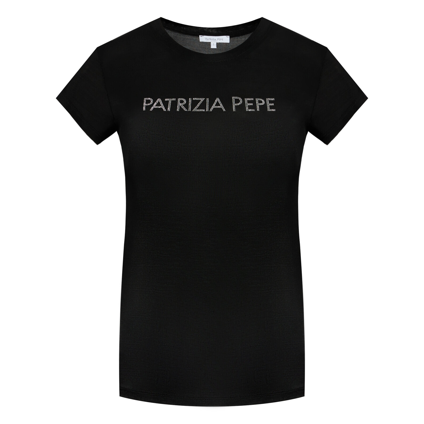 Patrizia Pepe Тишърт 2M4063/A9A1-K103 Черен Slim Fit - Pepit.bg