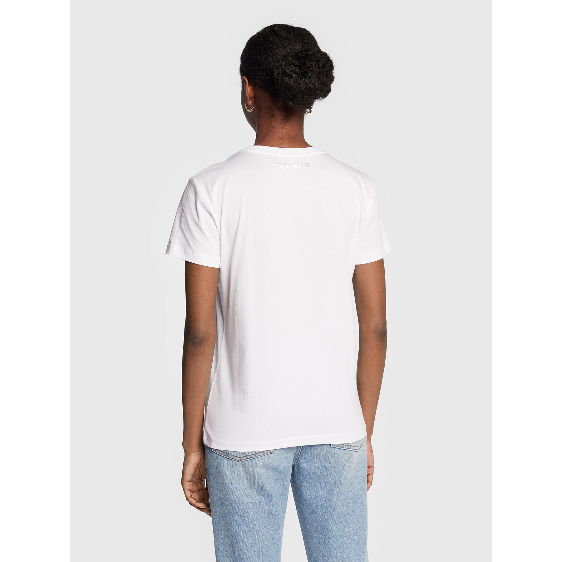 Patrizia Pepe Тишърт 2M4231/J052-W103 Бял Regular Fit - Pepit.bg
