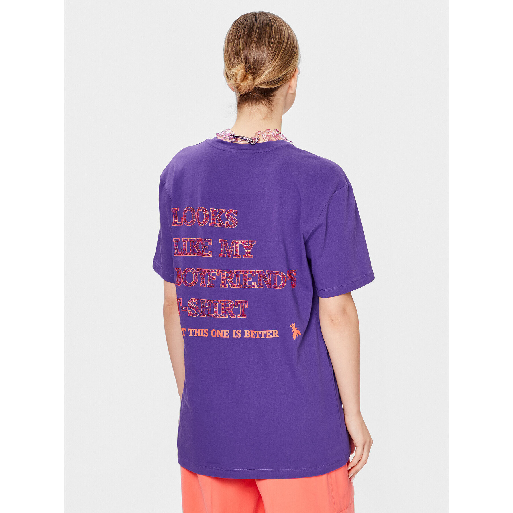 Patrizia Pepe Тишърт 2M4316/J128-M448 Виолетов Regular Fit - Pepit.bg