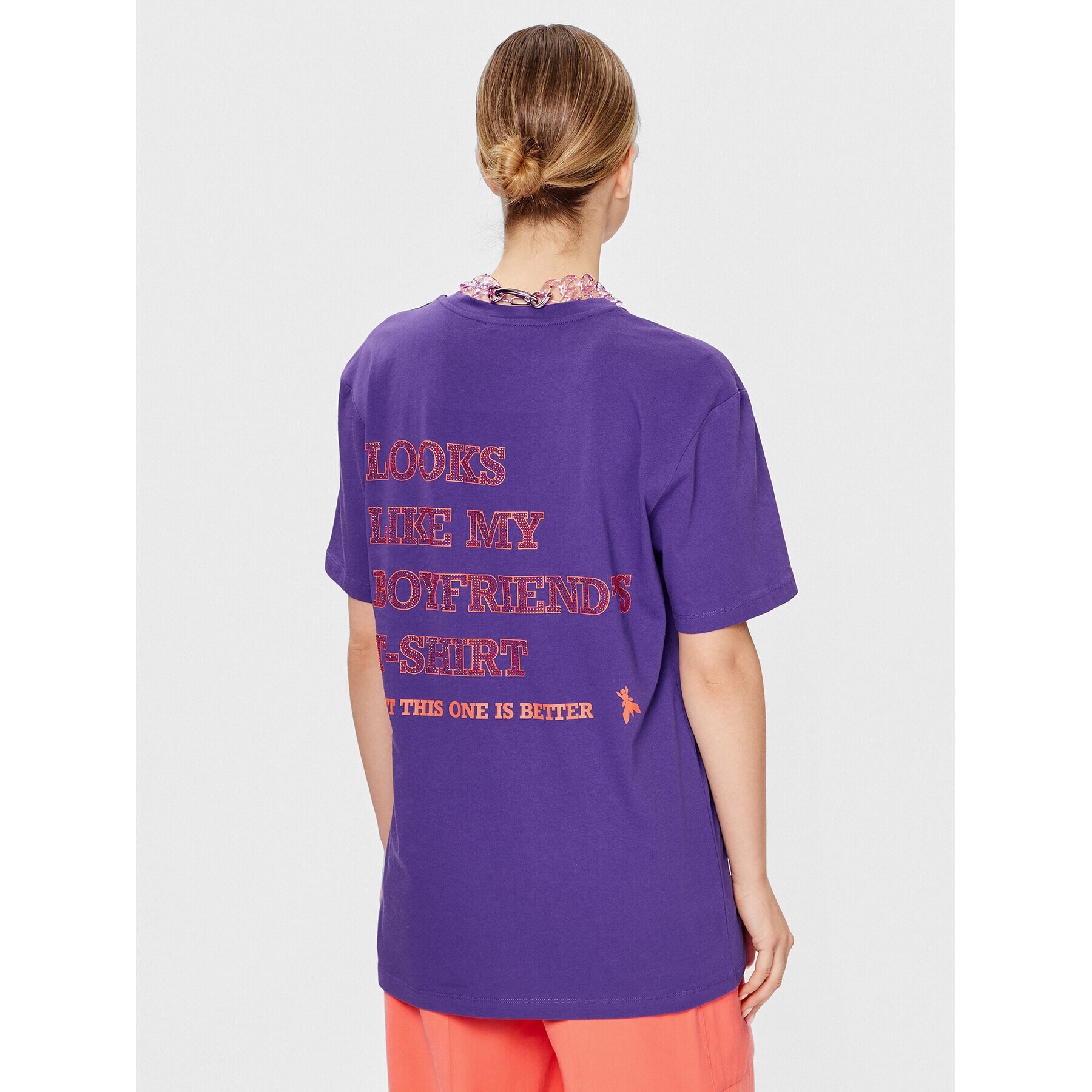 Patrizia Pepe Тишърт 2M4316/J128-M448 Виолетов Regular Fit - Pepit.bg