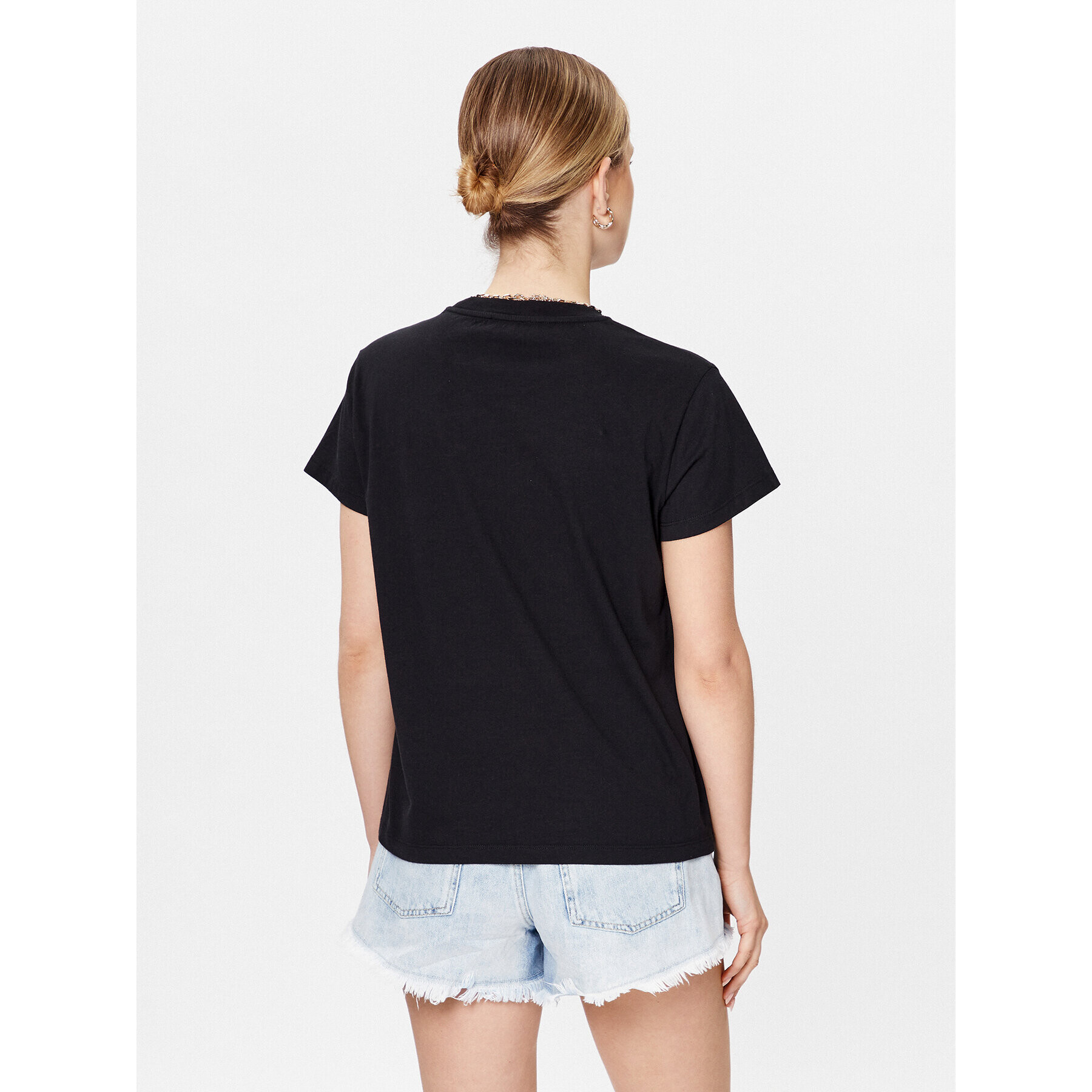 Patrizia Pepe Тишърт 2M4321/J111-K103 Черен Relaxed Fit - Pepit.bg