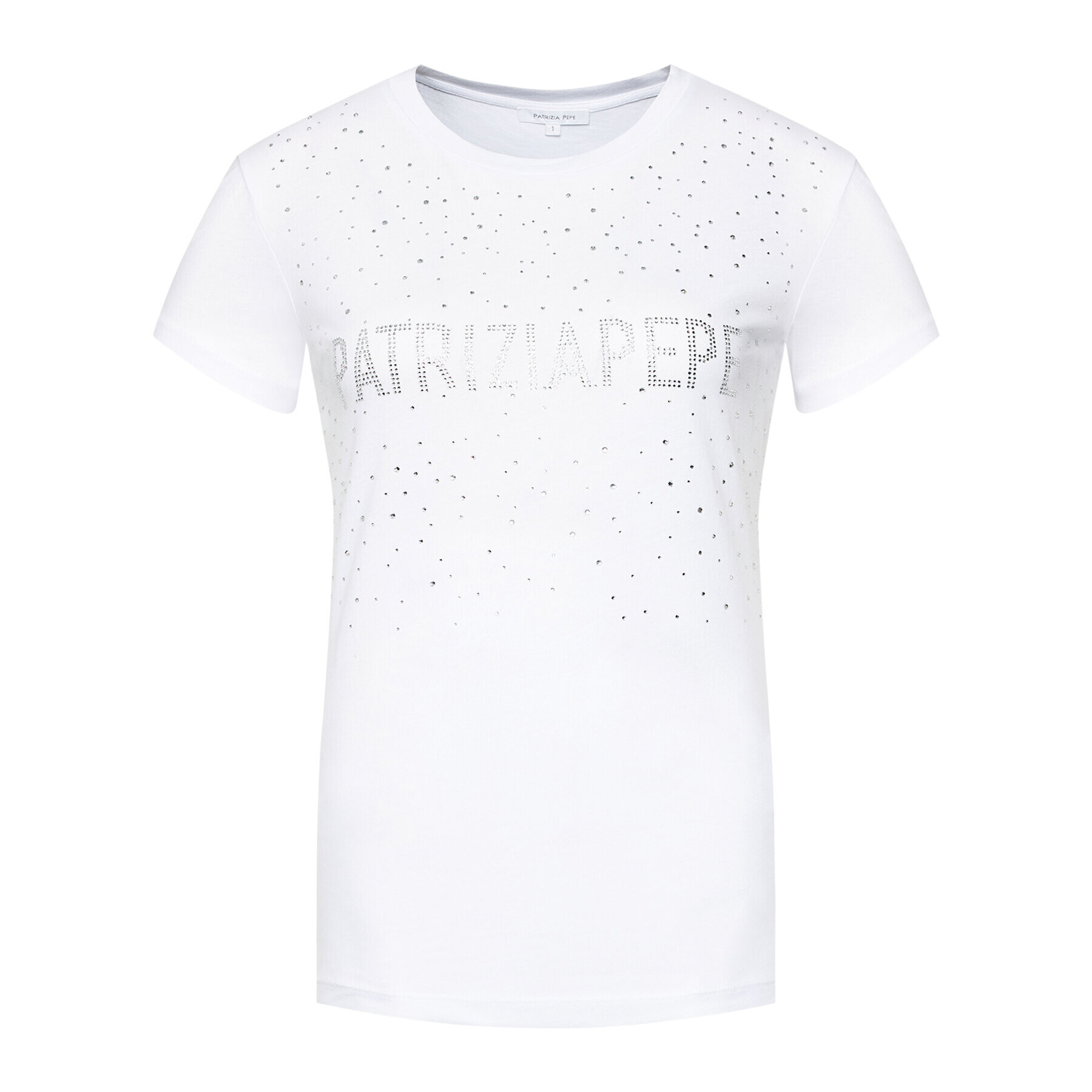 Patrizia Pepe Тишърт 8M1190/A4V5-W103 Бял Regular Fit - Pepit.bg