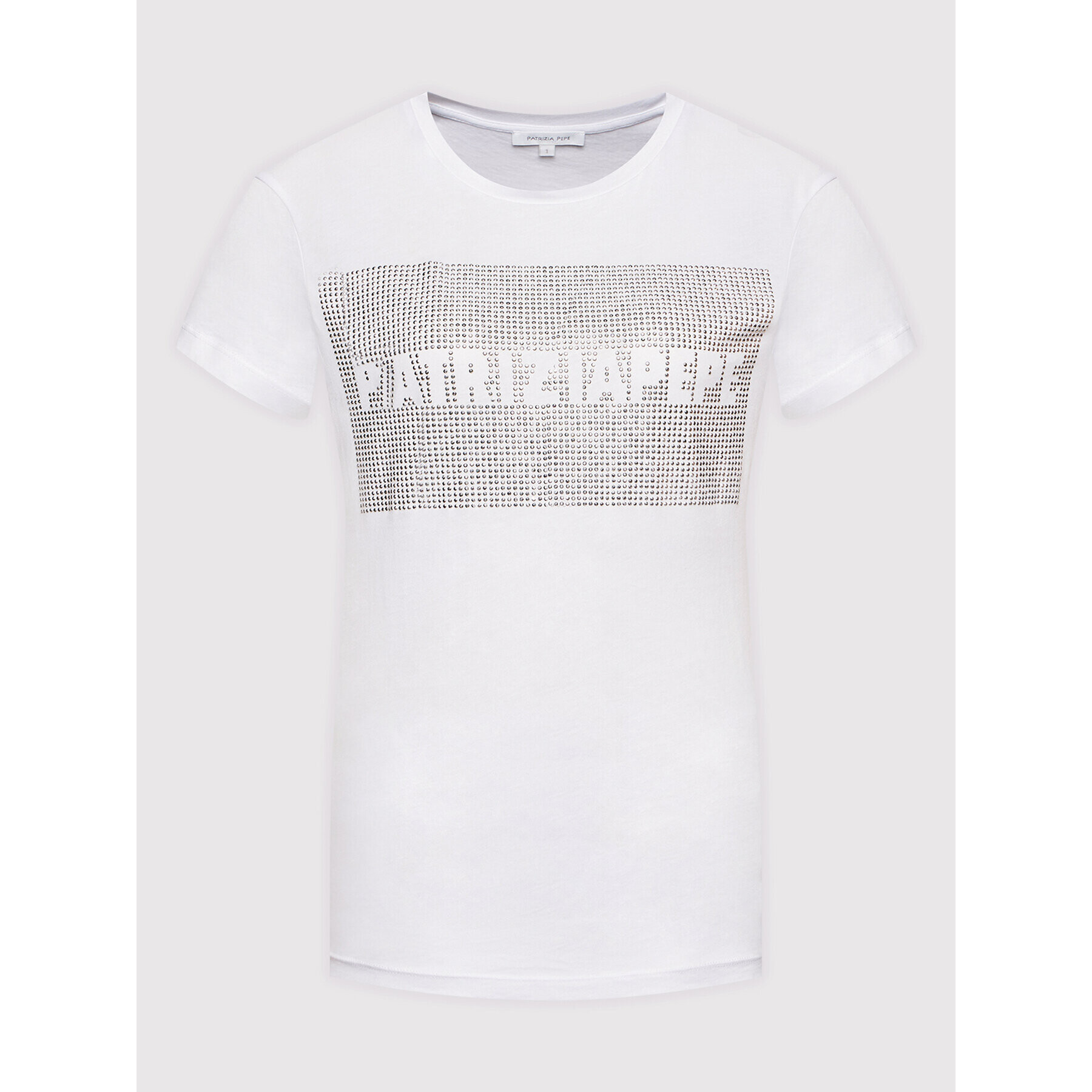 Patrizia Pepe Тишърт 8M1395/J4V5-W103 Бял Regular Fit - Pepit.bg