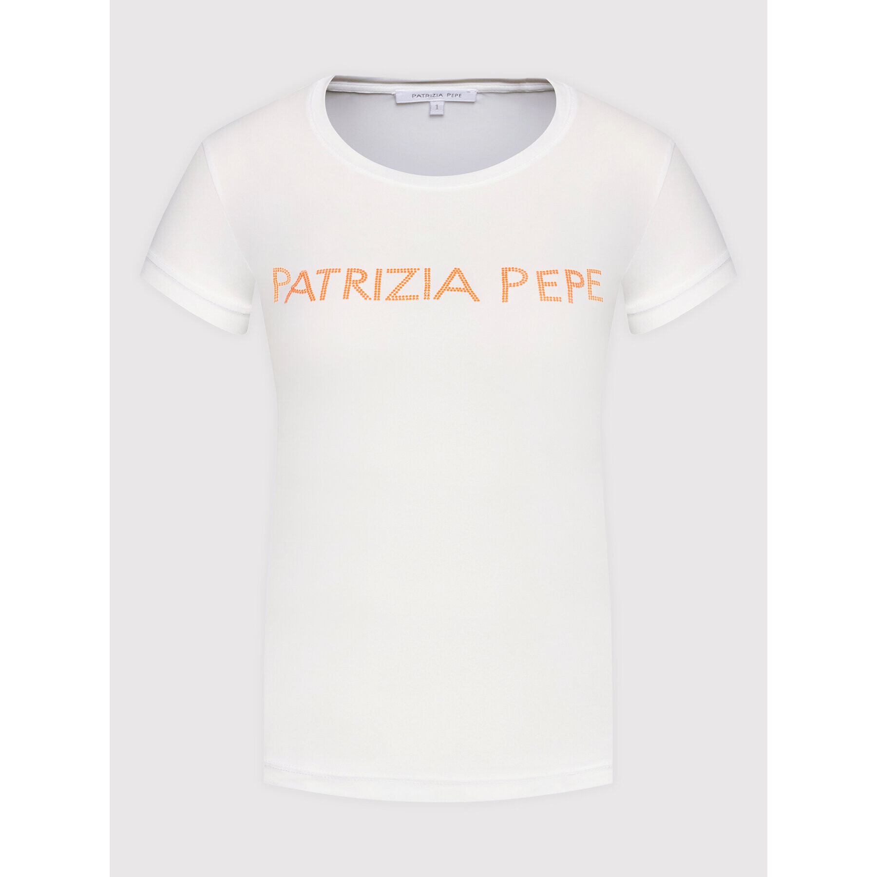 Patrizia Pepe Тишърт 8M1419/J011-W146 Бял Regular Fit - Pepit.bg