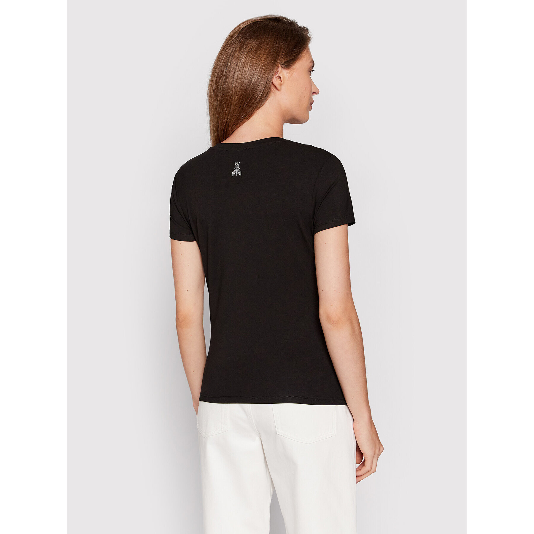 Patrizia Pepe Тишърт 8M1419/J013-K374 Черен Regular Fit - Pepit.bg
