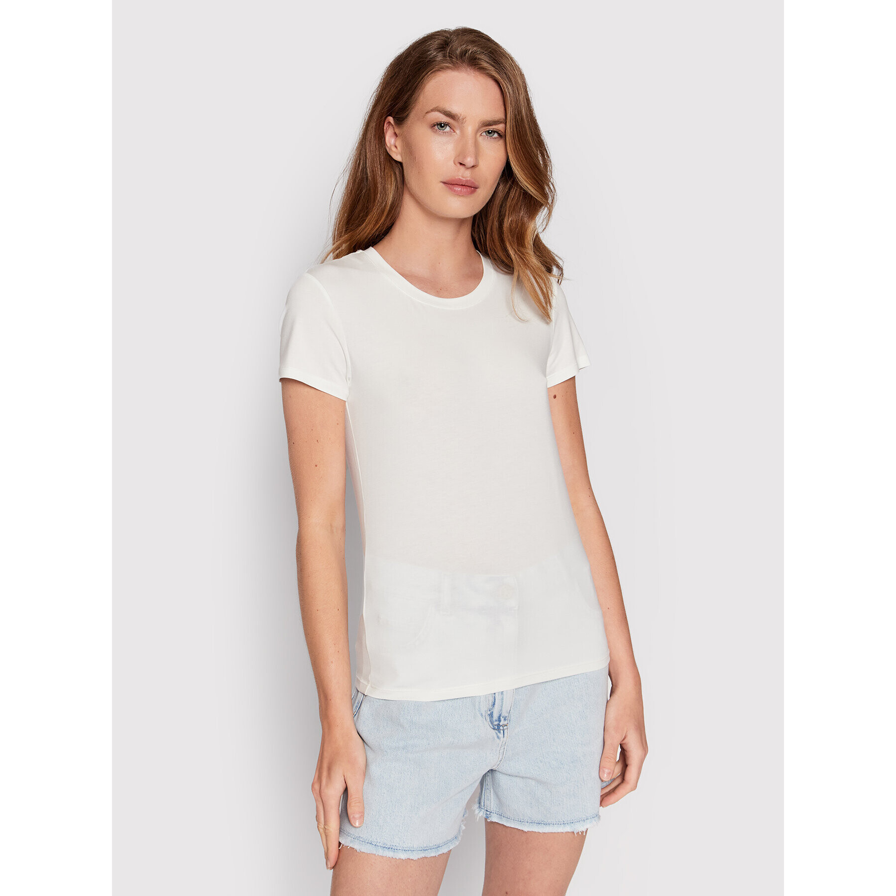 Patrizia Pepe Тишърт 8M1419/J013-W331 Бял Regular Fit - Pepit.bg